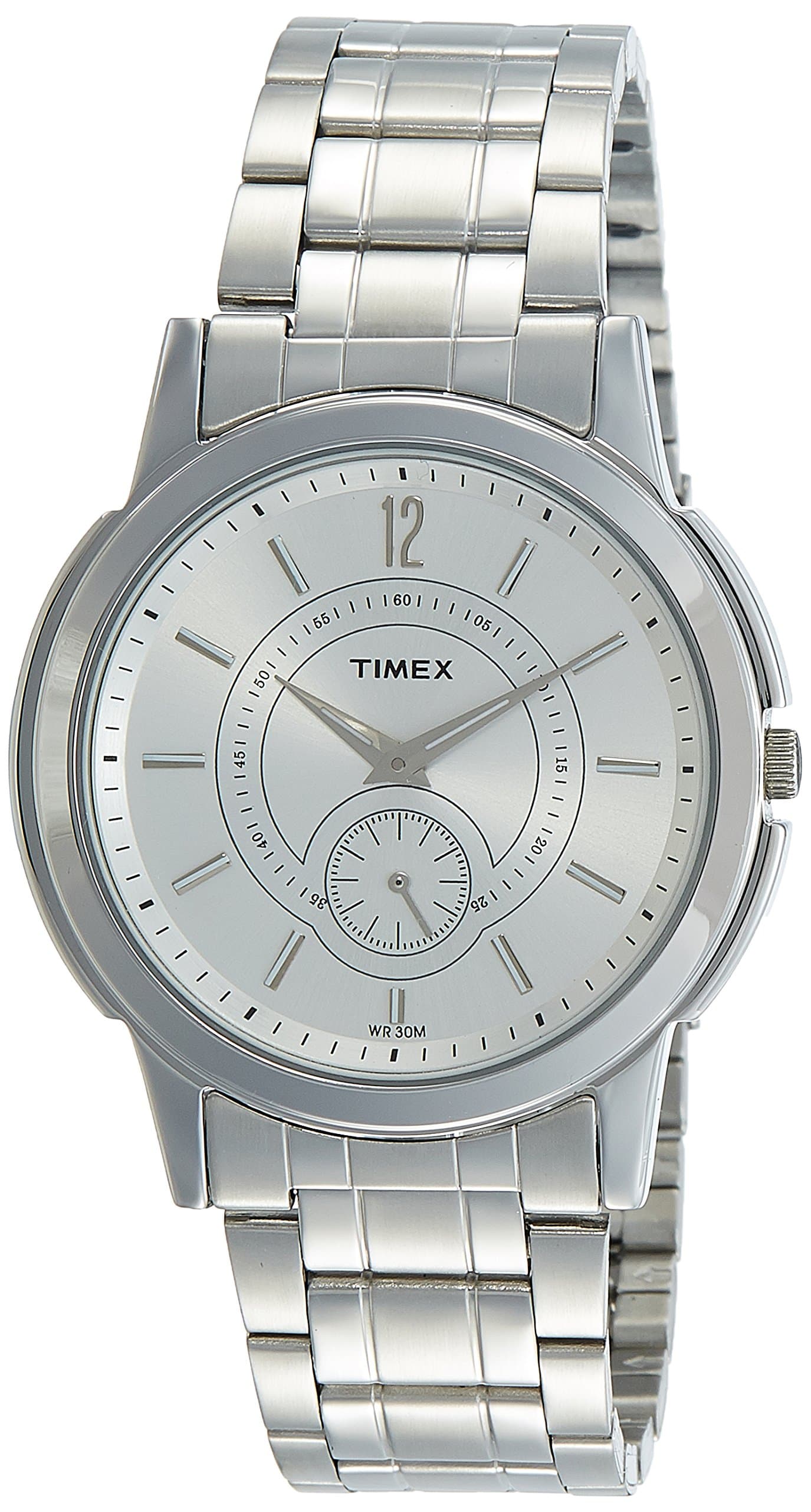 Empera Analog Silver Dial Men's Watch - TW000U308, Silver
