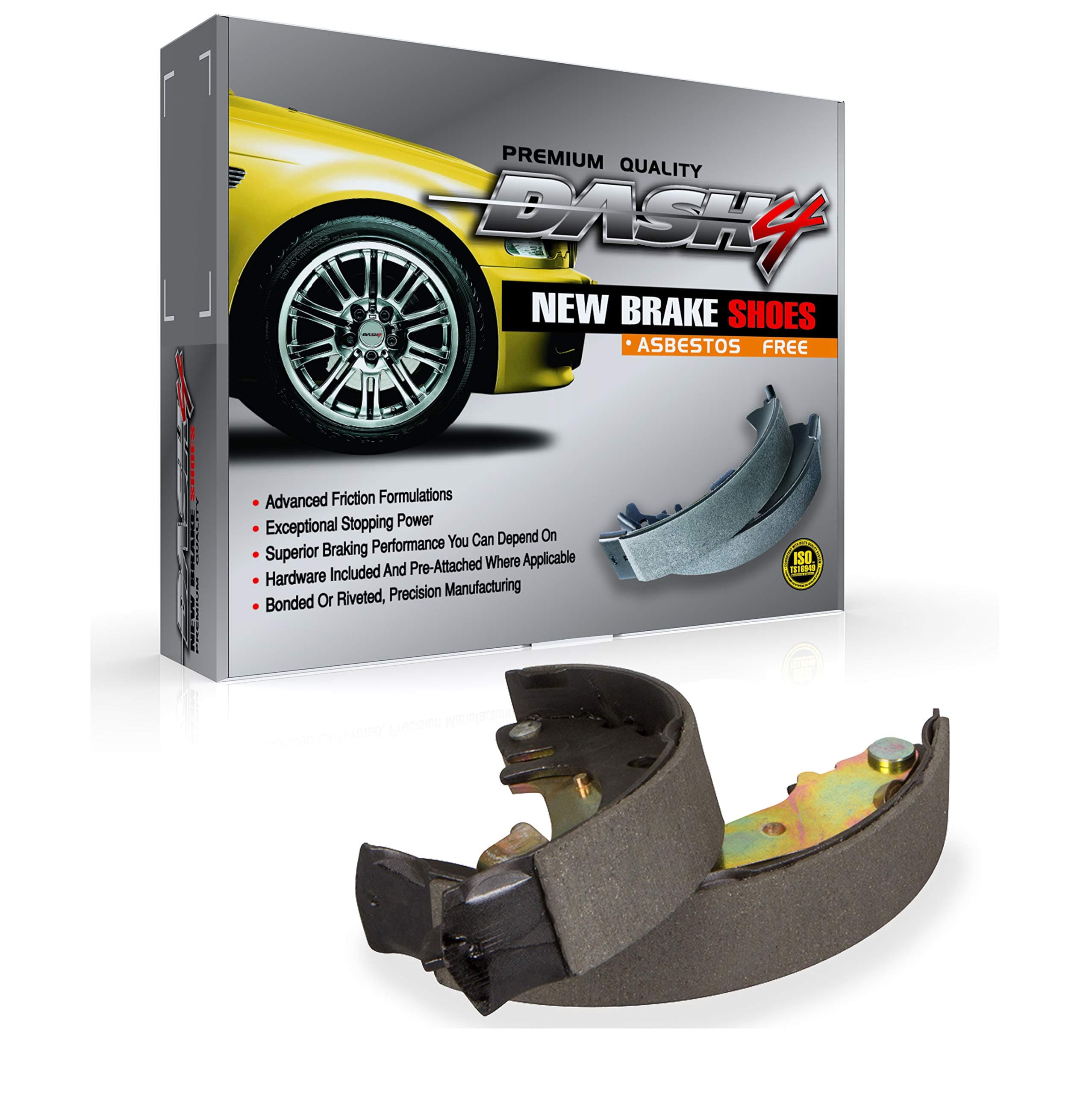 Dash 4B916 Bonded Style Brake Shoes