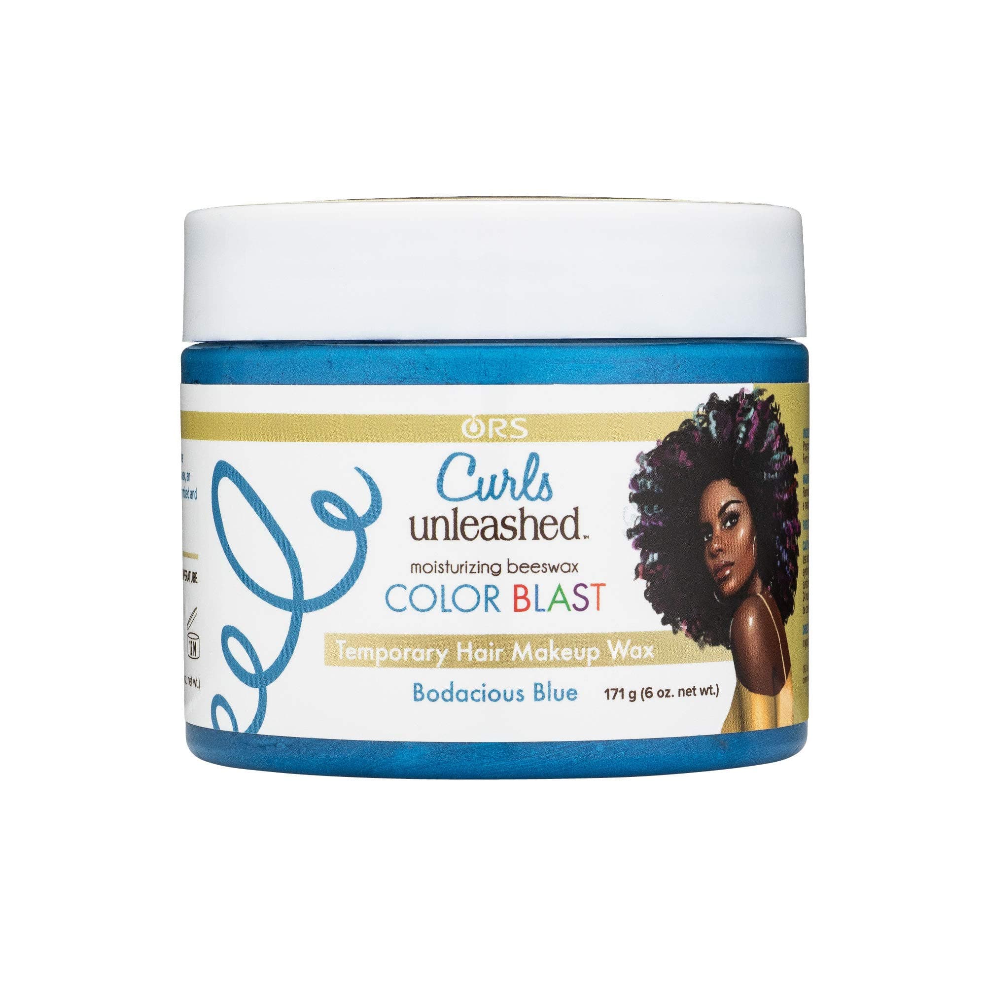 Color Blast Temporary Hair Makeup Wax (Bodacious Blue)