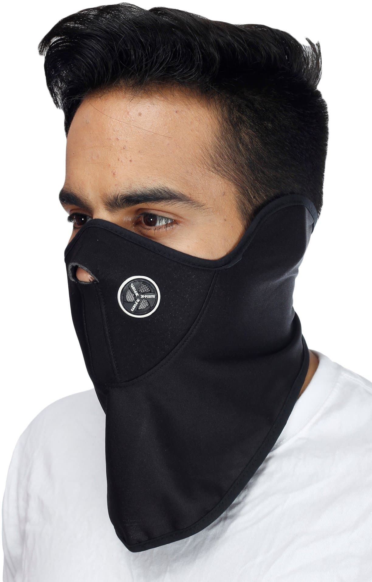 FLOMASTER - FLO_WOR_1 Half Face Riding Mask (Black)