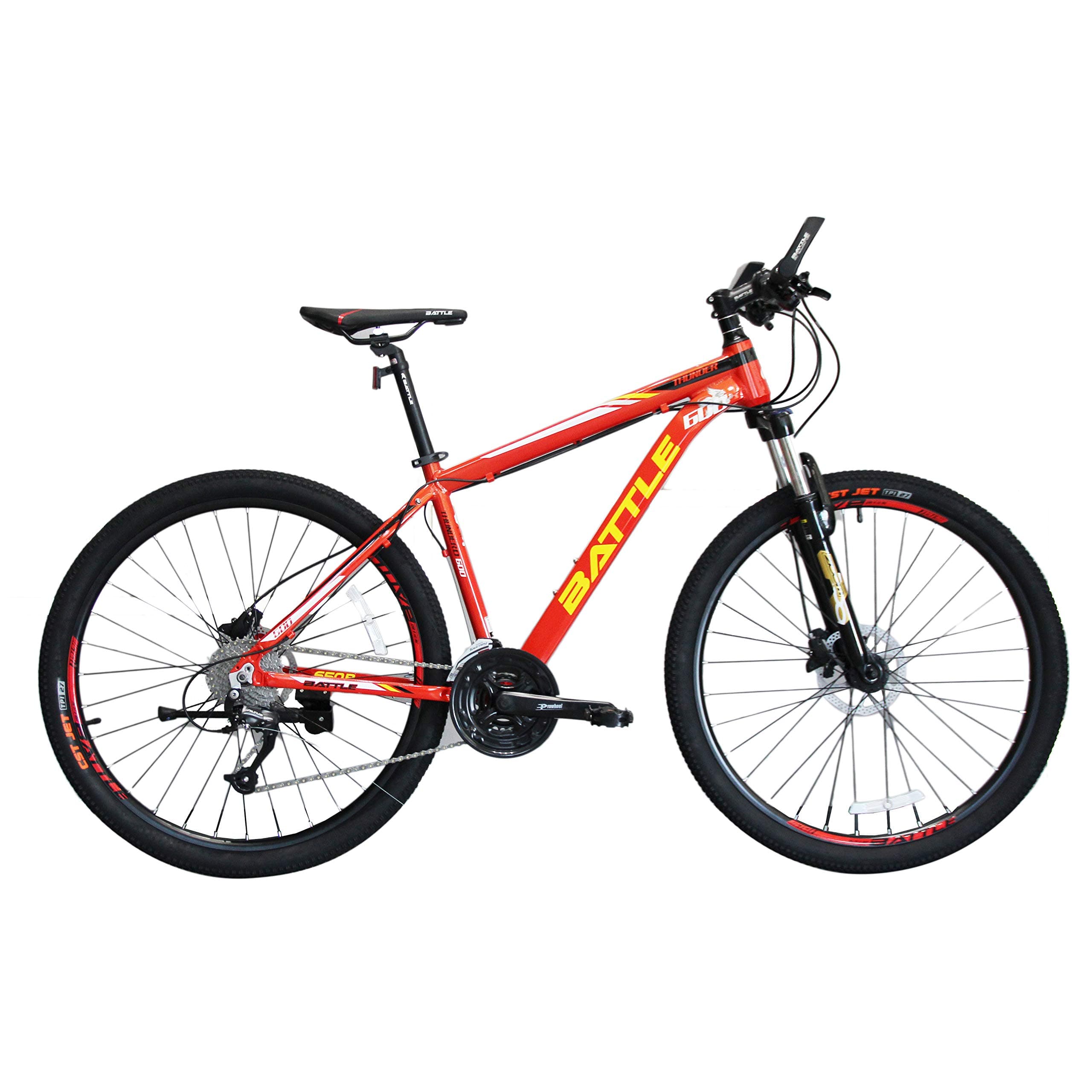Battle Thunderbolt 600 MTB 27.5 Inch (Red) 100% Assembled