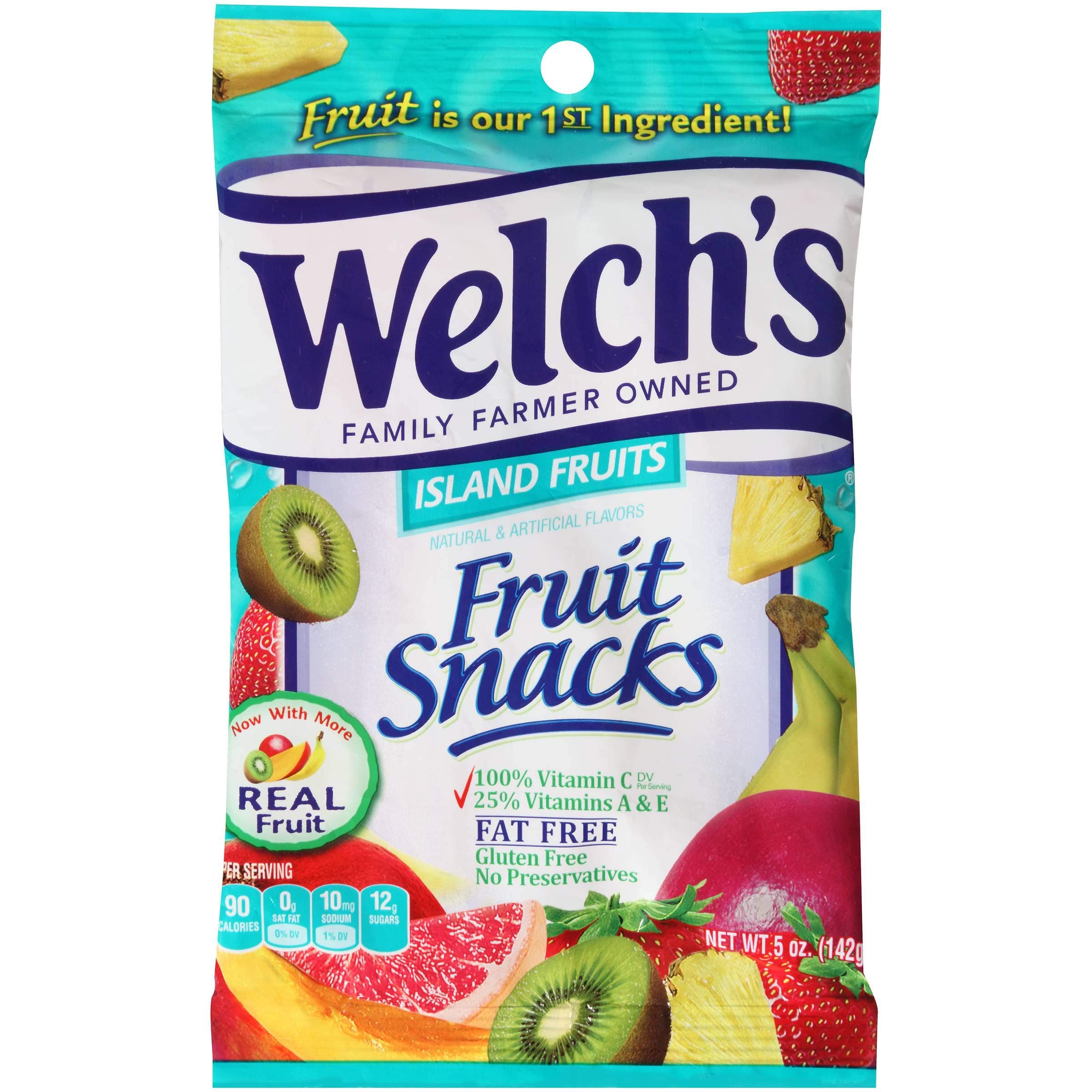 Island Fruit Snacks, 5 Ounce - 12 per case.