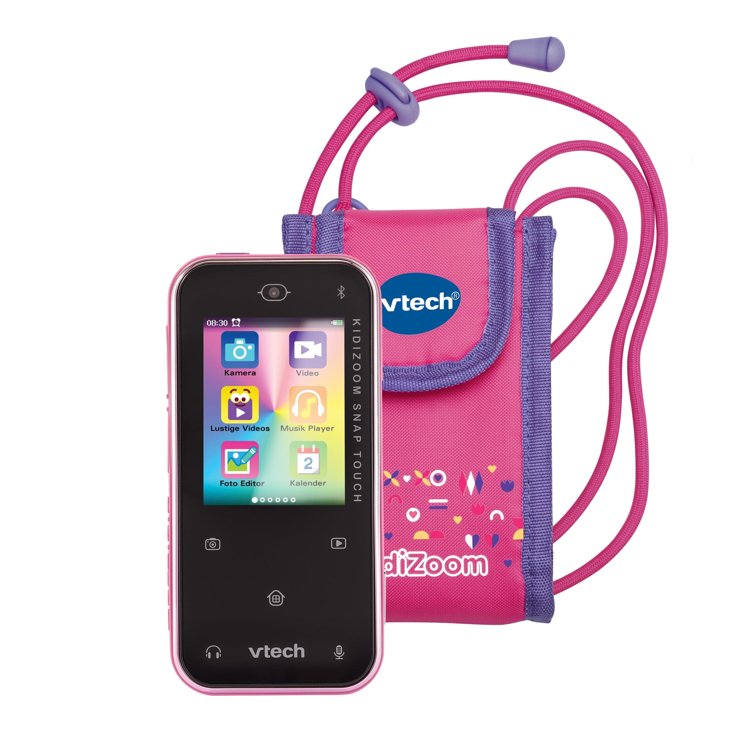 VTech KidiZoom Snap Touch Pink with Carry Bag Pink