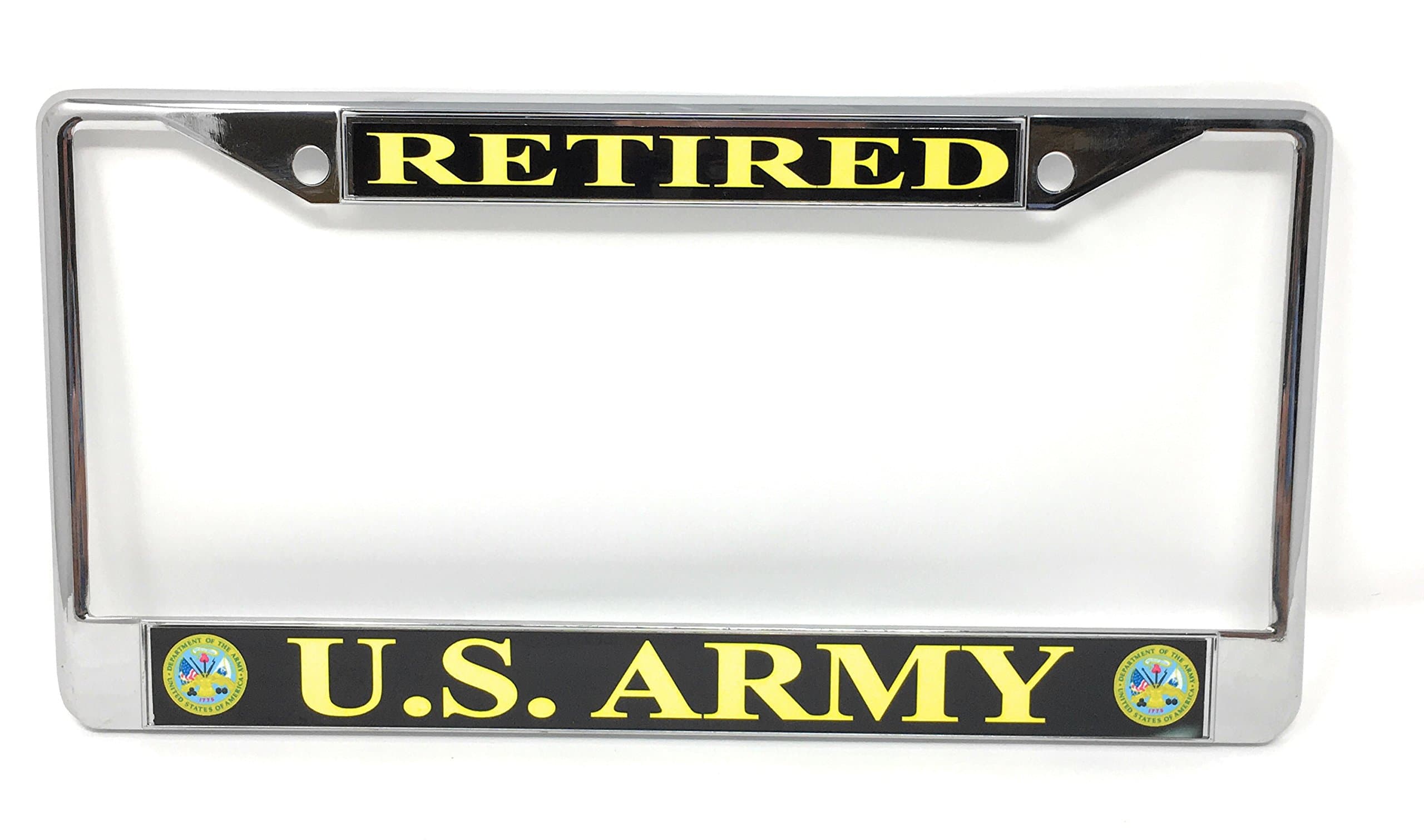 U.S. Army Retired Photo License Plate Frame