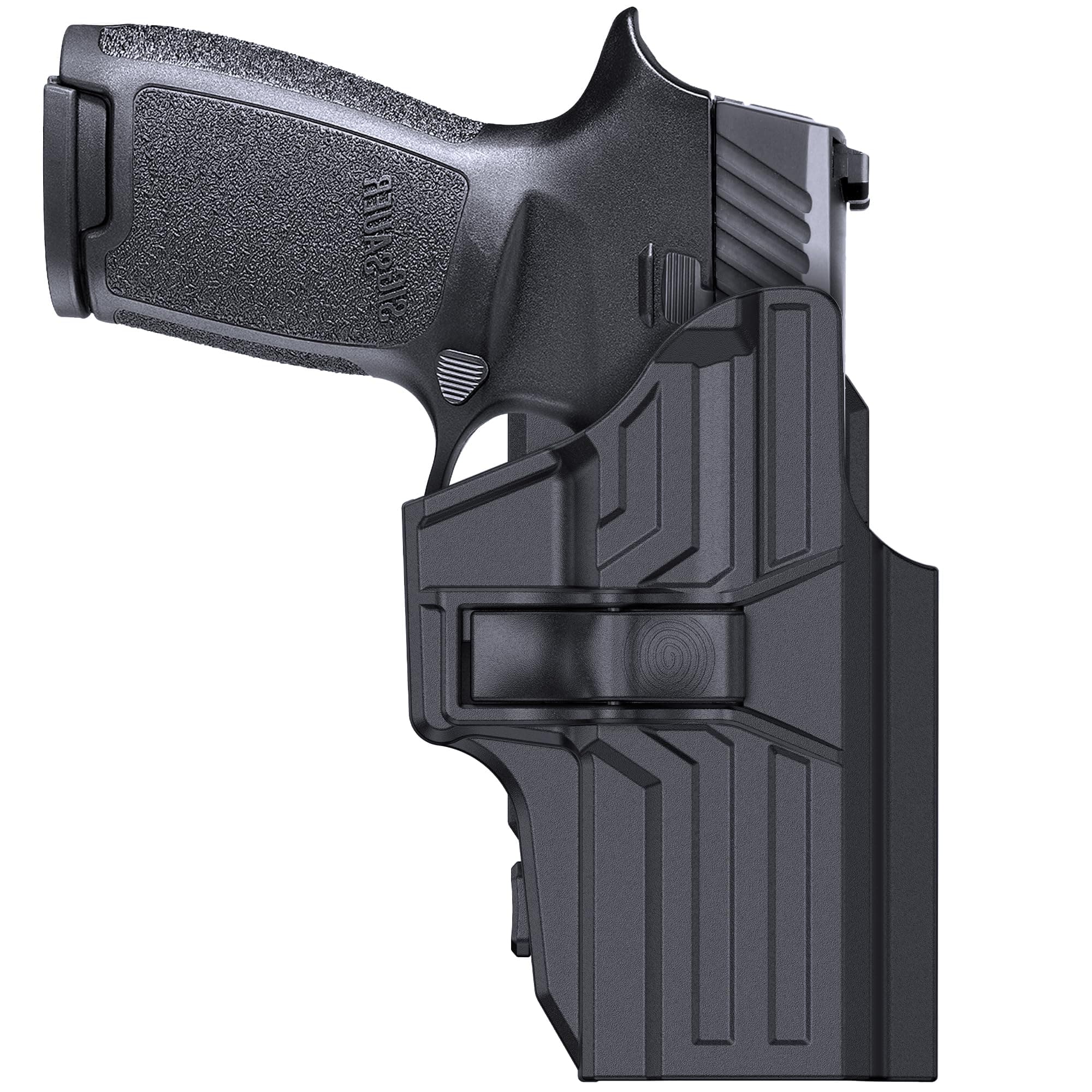 OWB Holster for Sig P320 Compact 9mm/.40 - 360 Adjustable Paddle Molle Belt Fit Sig Sauer P320 X Carry / M18 / X Compact / P320 RX - Outside Waistband Open Carry, RH