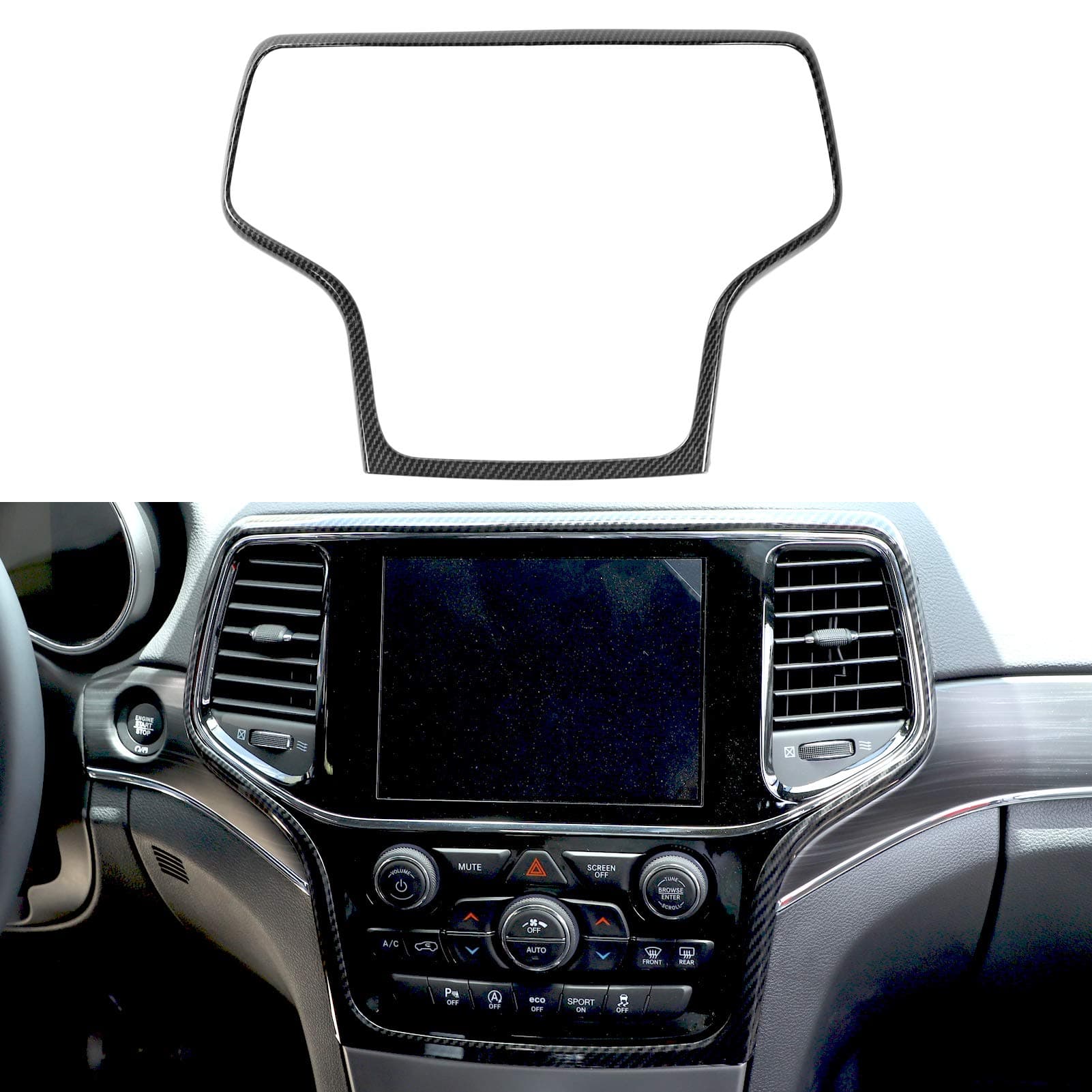 Tocatus Center Console Navigation GPS Radio Panel Trim Interior Accessories f...