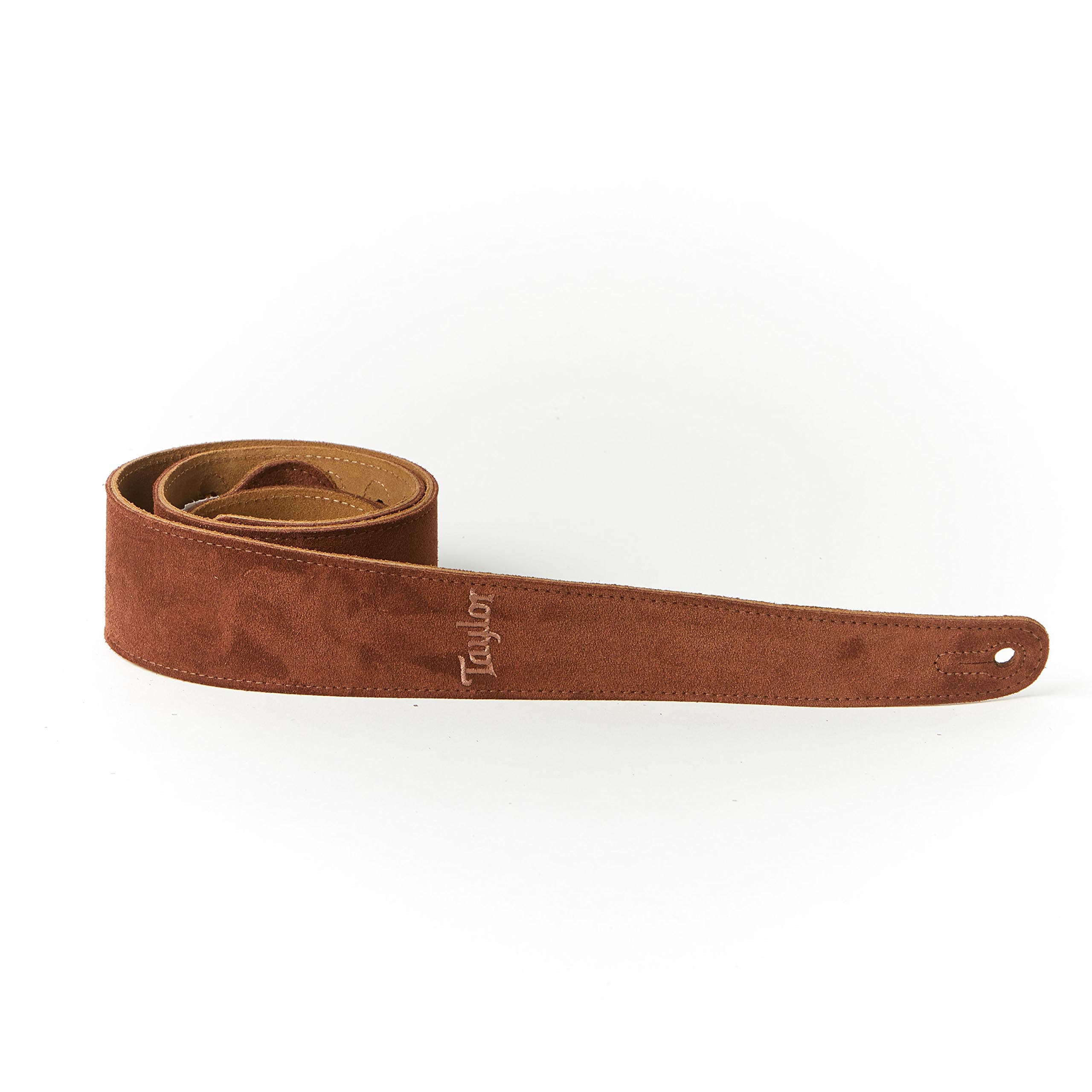 Taylor Guitars Chocolate Suede Logo Guitar Strap