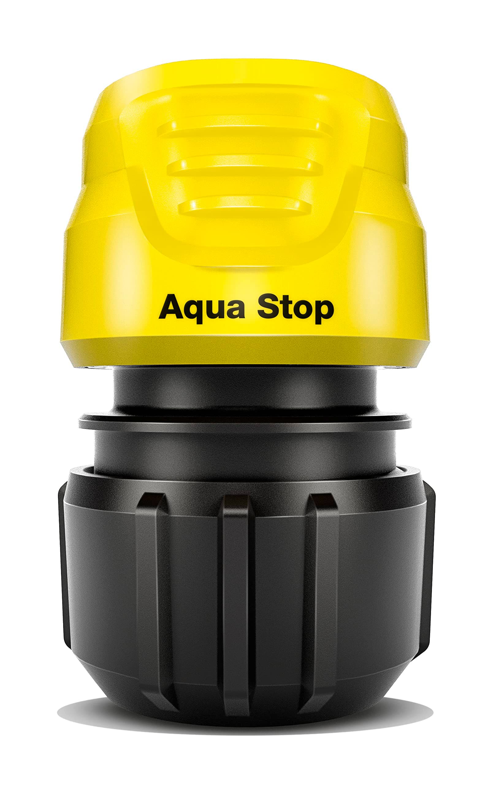 Karcher 2.645-192.0 6.5 x 3.3 x 4.5 cm Universal Hose Connector with Aqua Stop - Yellow/Black