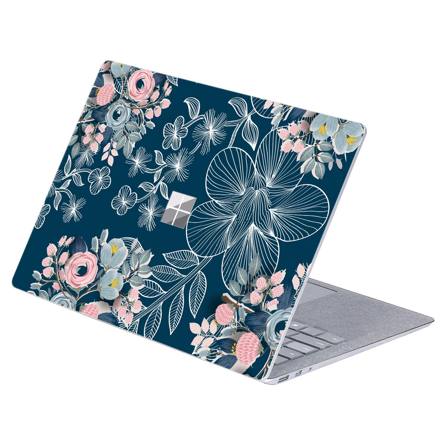 Top Side Stickers Laptop Decals for 13.5 inch Surface Laptop 5 4 3 2 1 (2023-2017 Released) Anti Scratch Vinyl Protective Skin Cover, DO NOT fit for 15 inch Surface Laptop