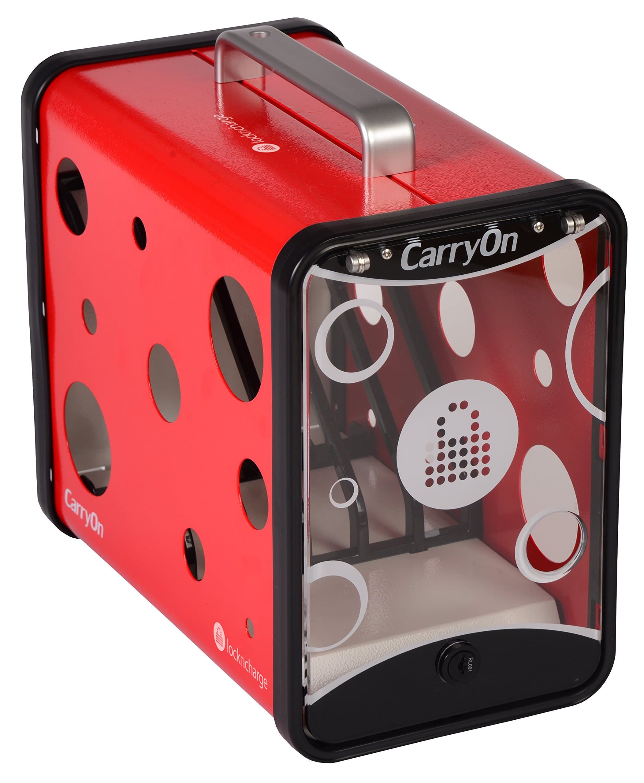 LocknCharge CarryOn Mobile Charging Station, Red - 10069