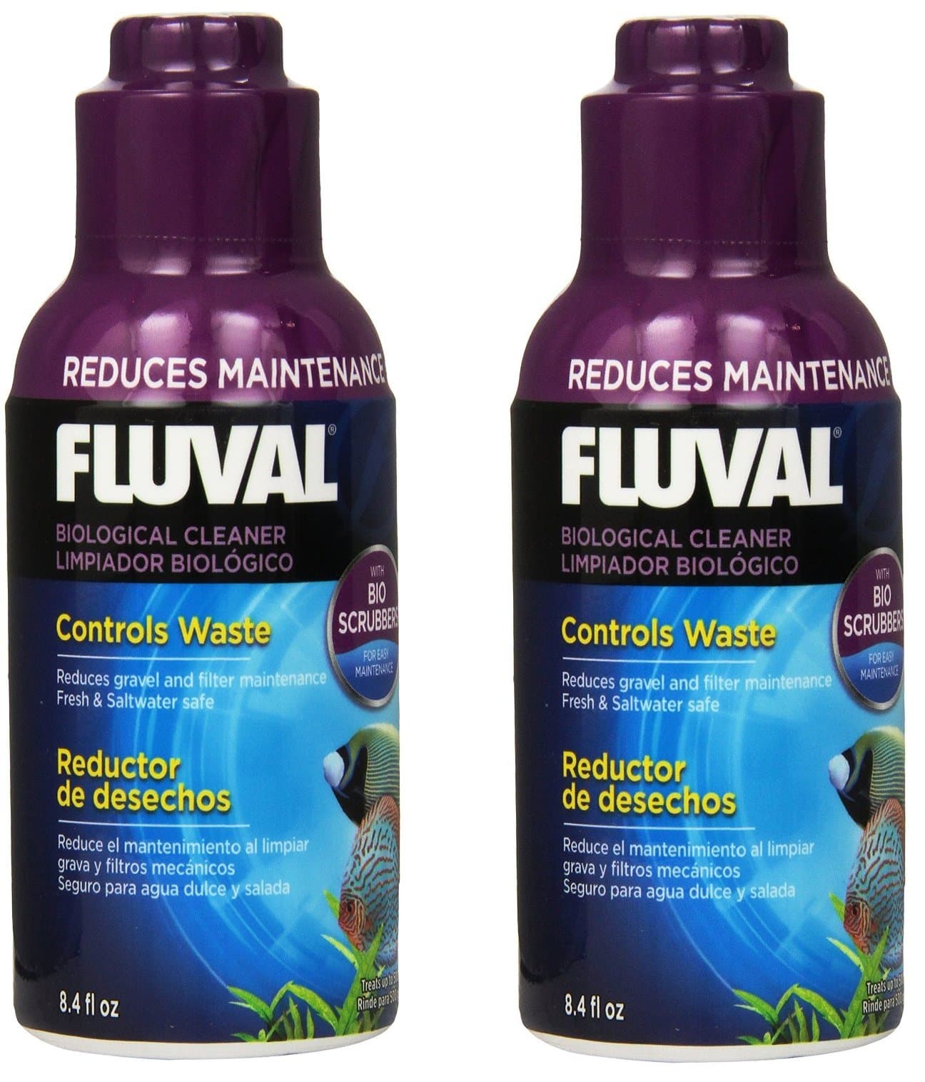 Biological Cleaner for Aquariums 8.4oz (2 Pack)