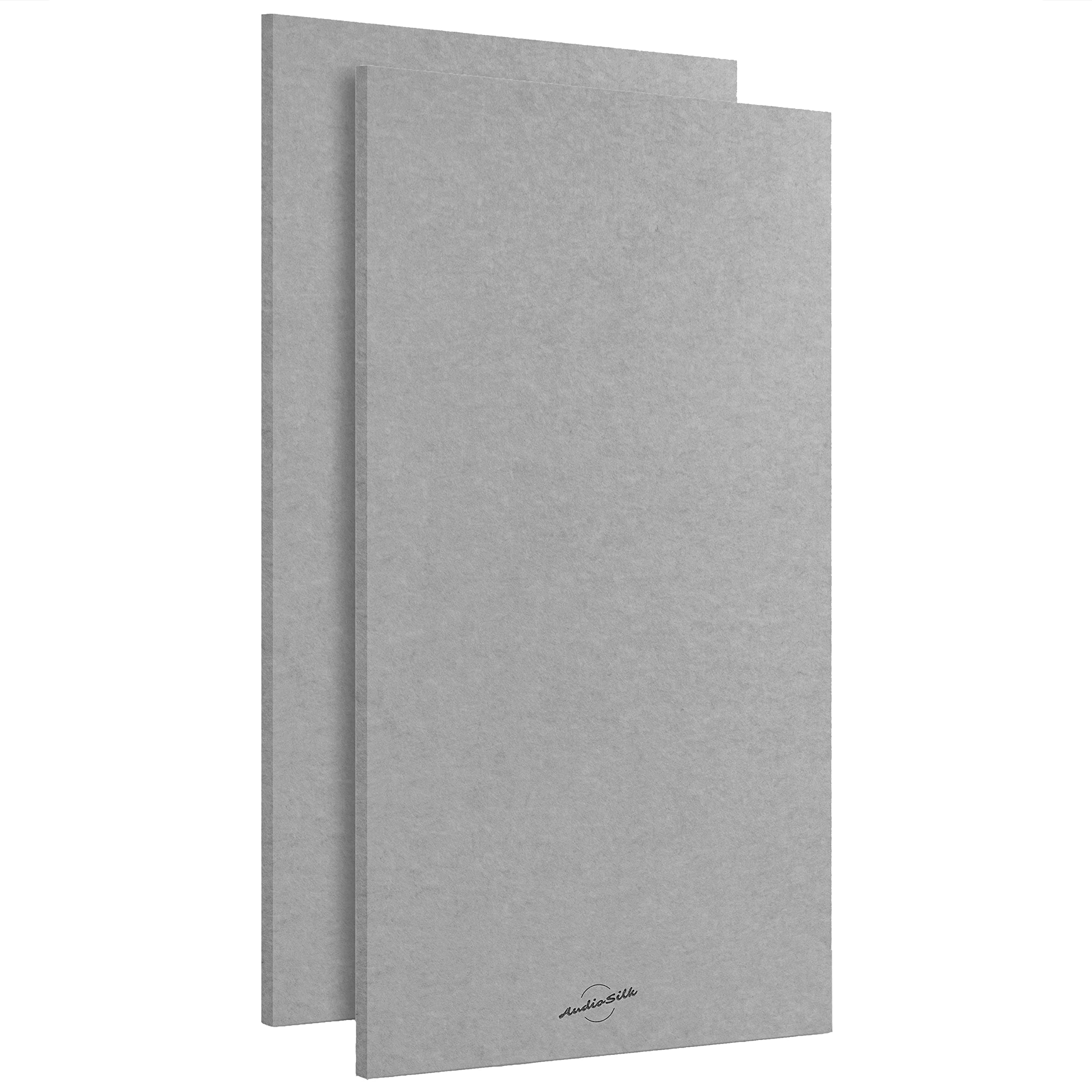 Acoustic Panels, 2 Pack, Large, 116 x 58cm, Mid Grey