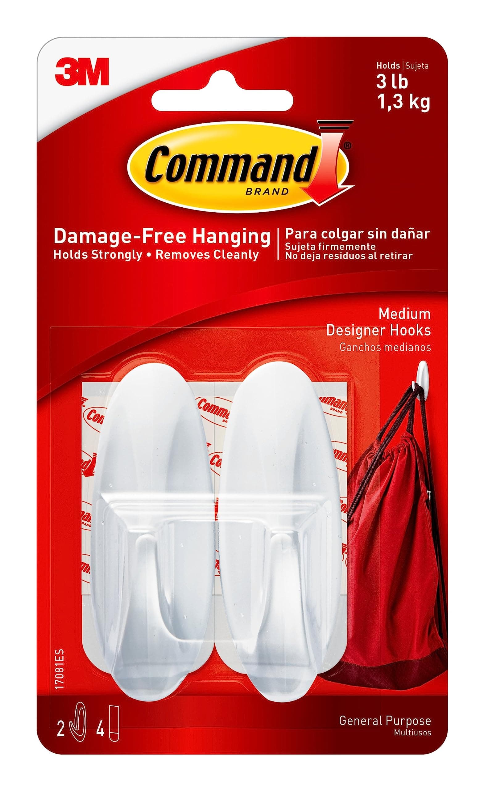 Command 2 Count Medium Hook/Strip