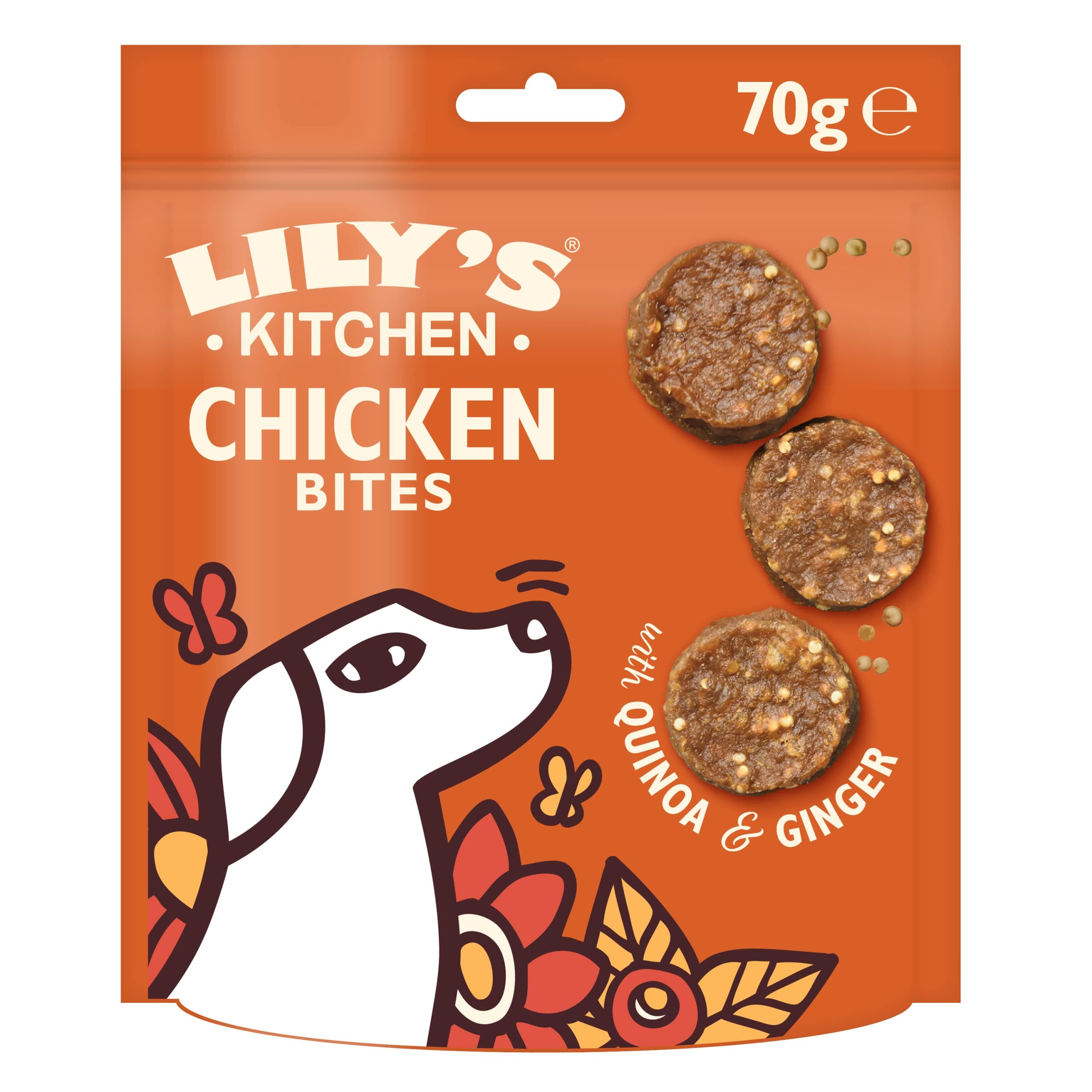 LILY'S KITCHEN ChompAway Chicken Bites- 70G