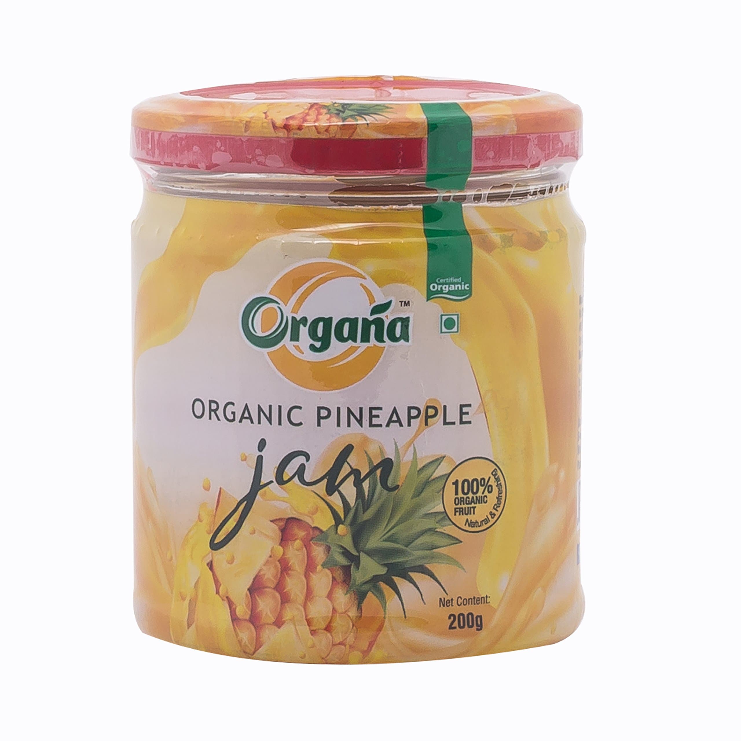 Organa - Organic Pineapple Jam 200g