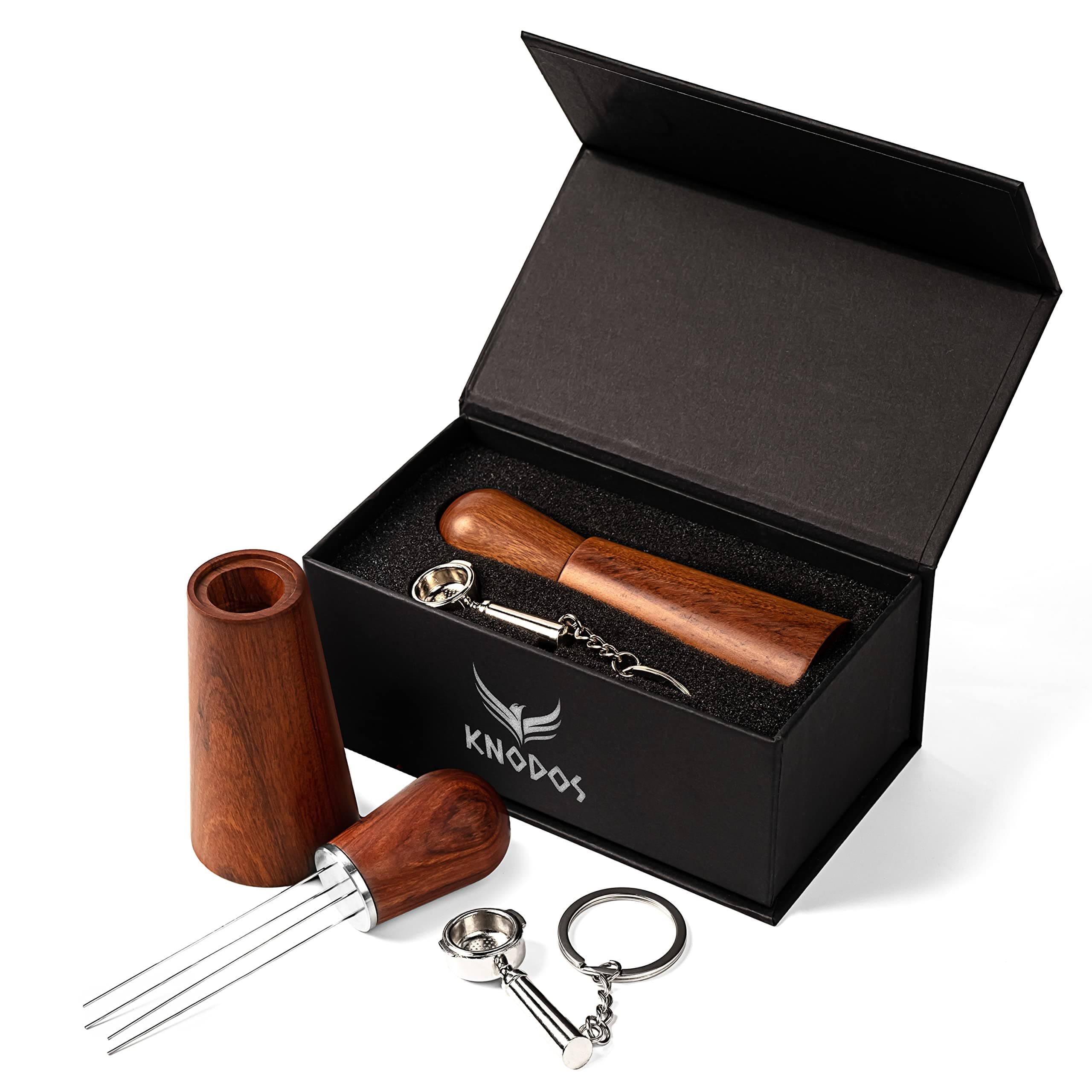 Wdt Espresso Tool Coffee Stirrer Needle Distribution Tool with Keychain and Gift Box Espresso Accessories For Coffee Bar