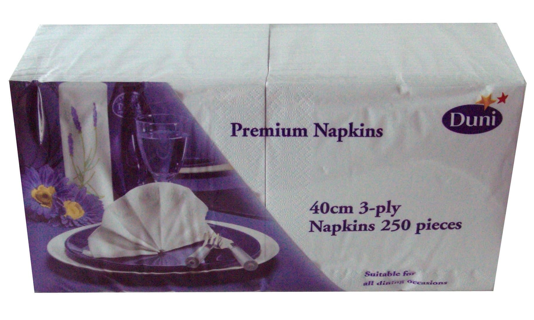 Duni 250 Premium Napkins (40cm 3ply)