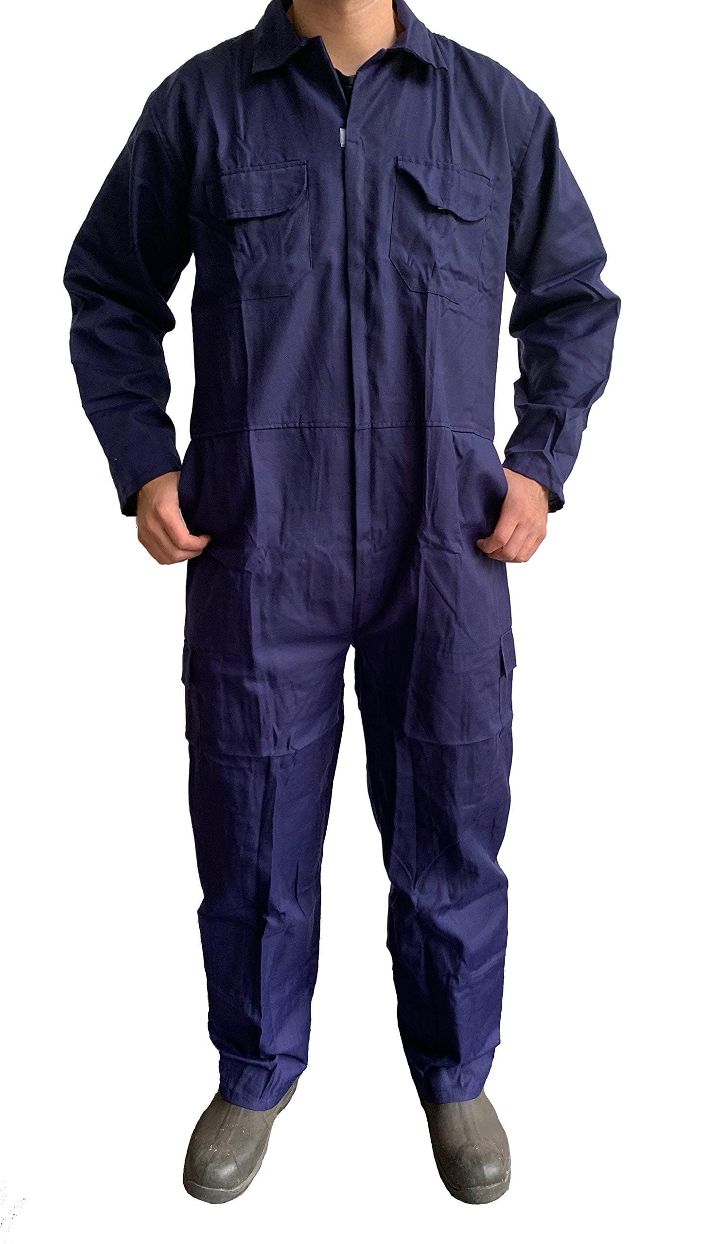 Mens Navy Blue Work Suit Student Workwear Warehouse Workshop