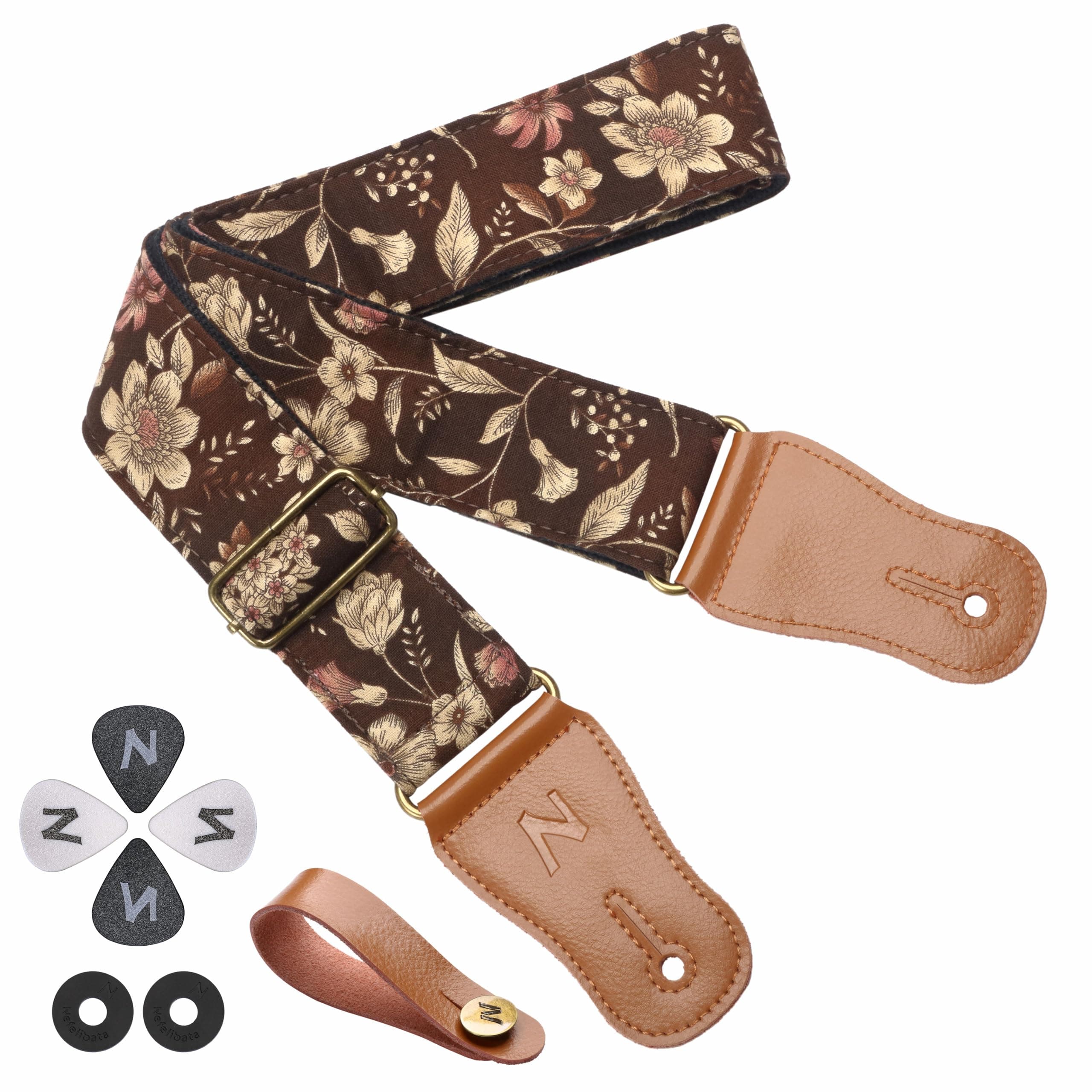 Nefelibata Japanese Printed Guitar Strap