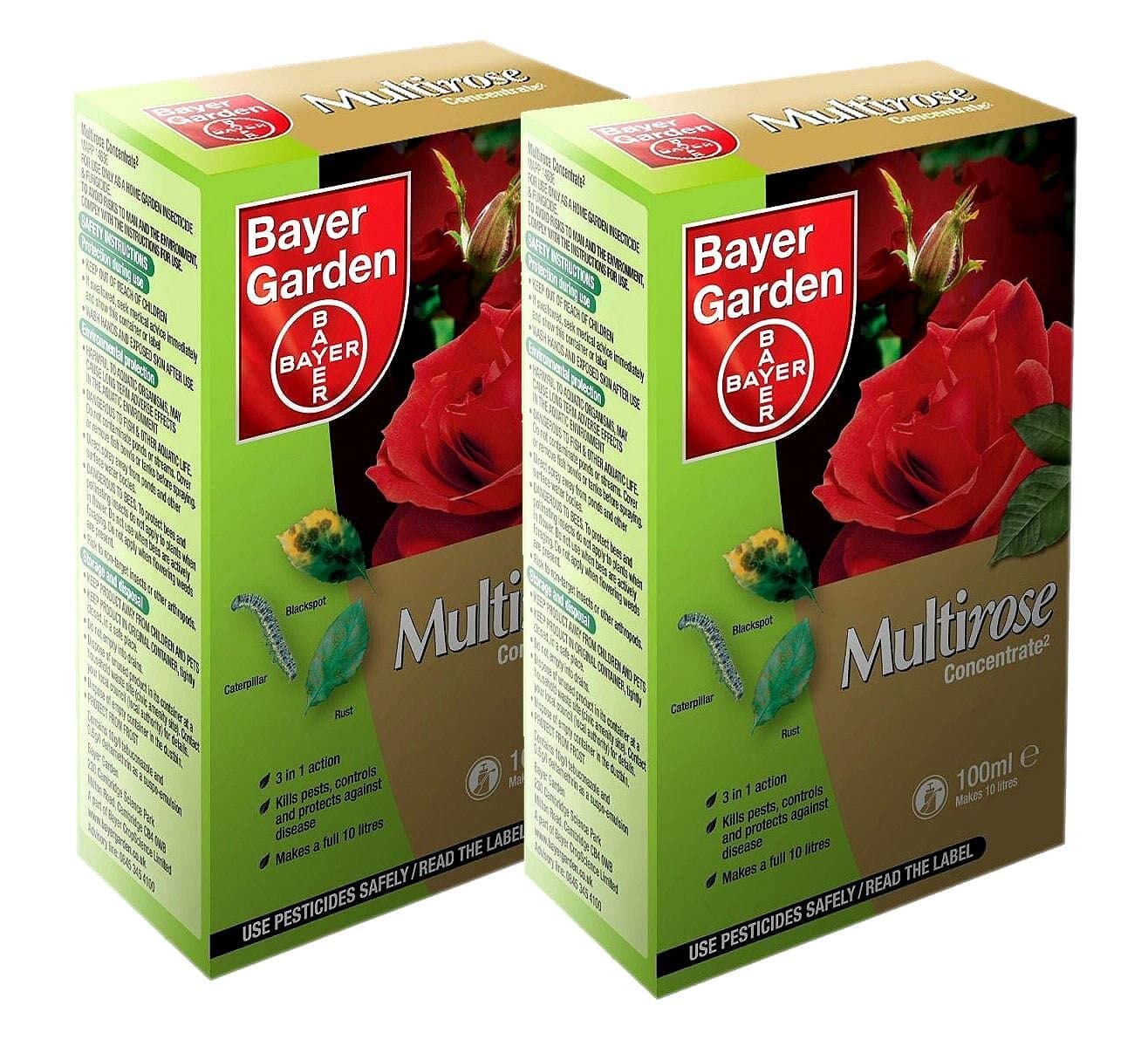 Pack of 2 Bayer Garden Multirose Concentrate 100ml