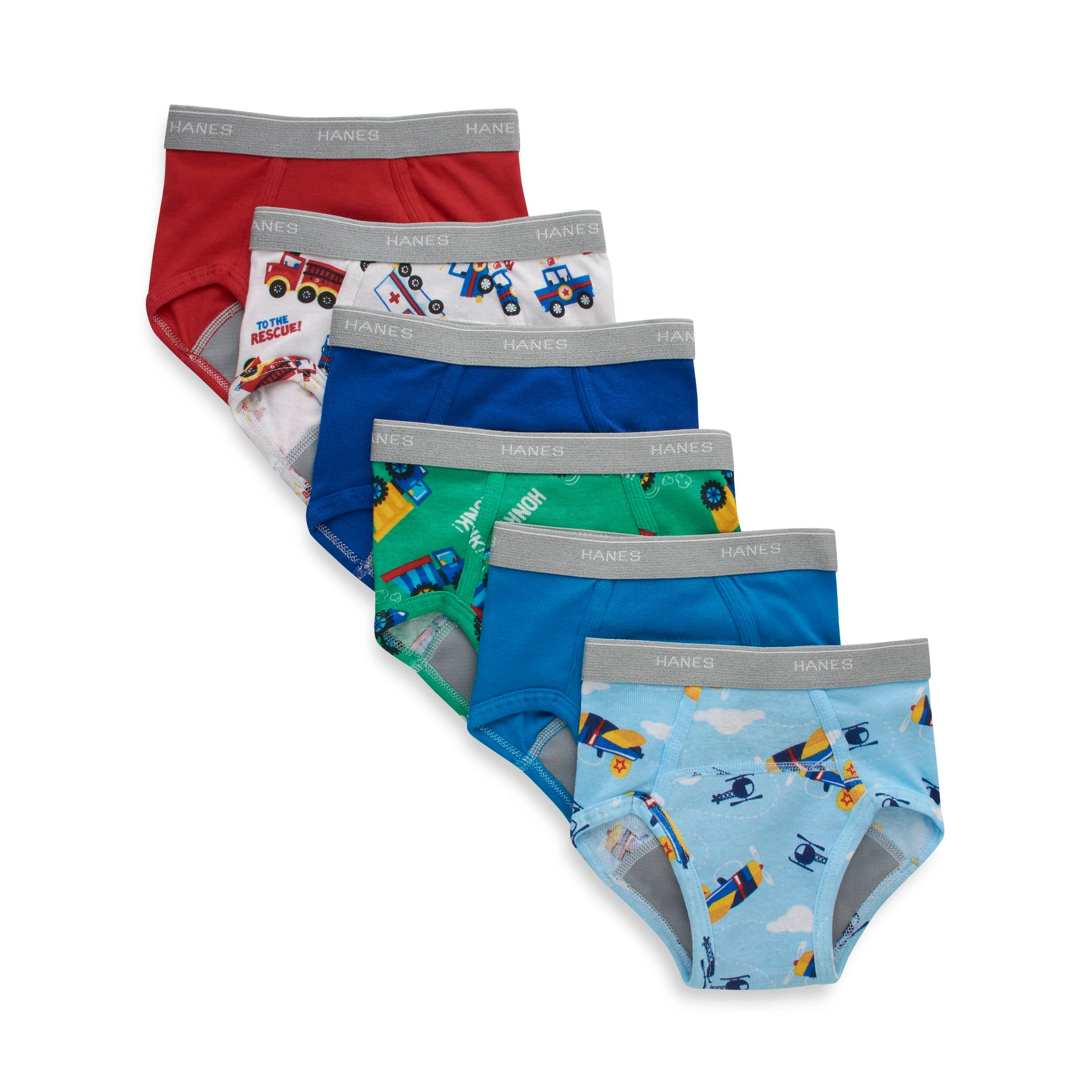 Hanes boys Potty Trainer Underwear 6-Pack
