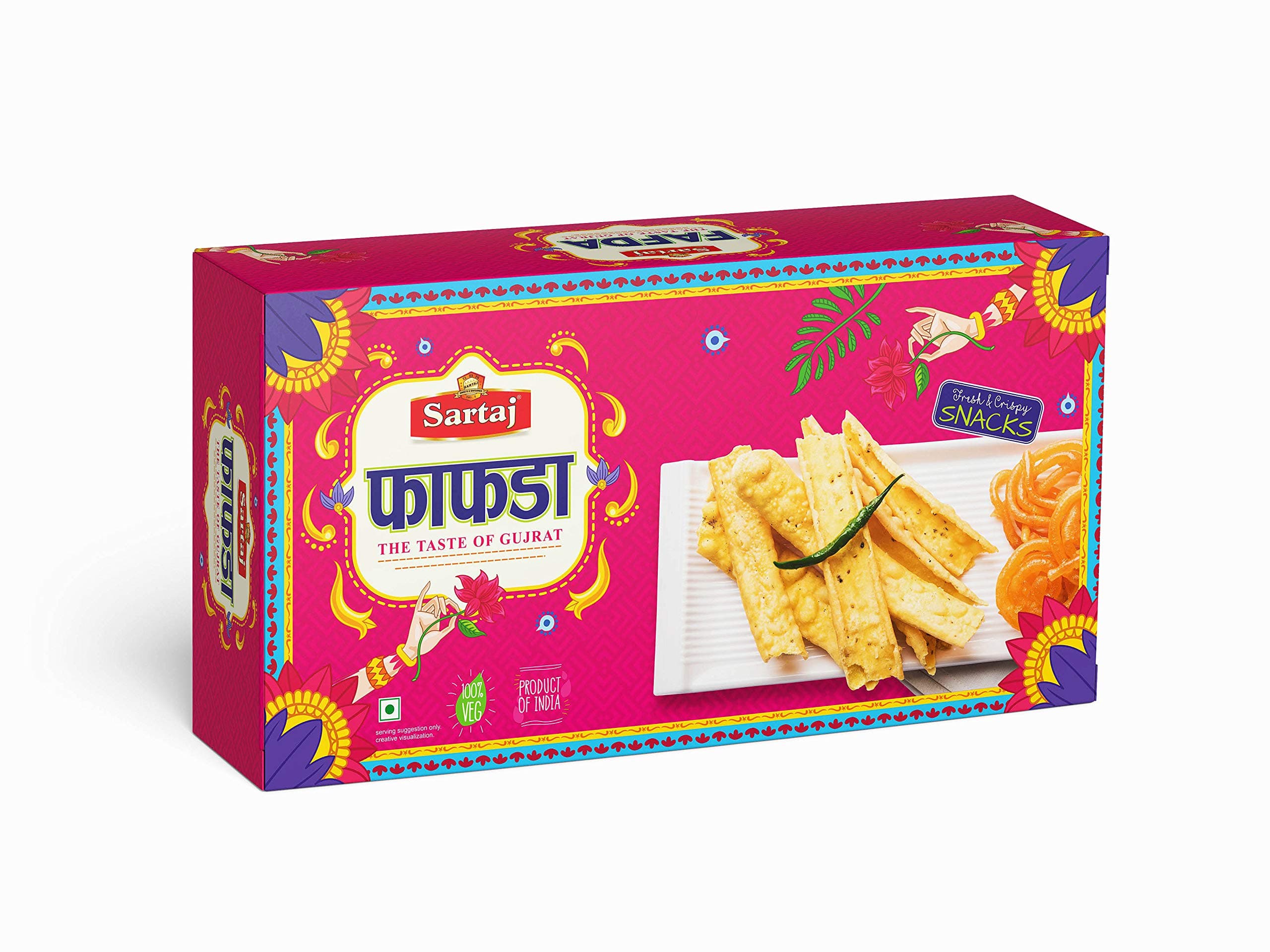 Gujarati Fafda | 200g Pack (with Pickle)