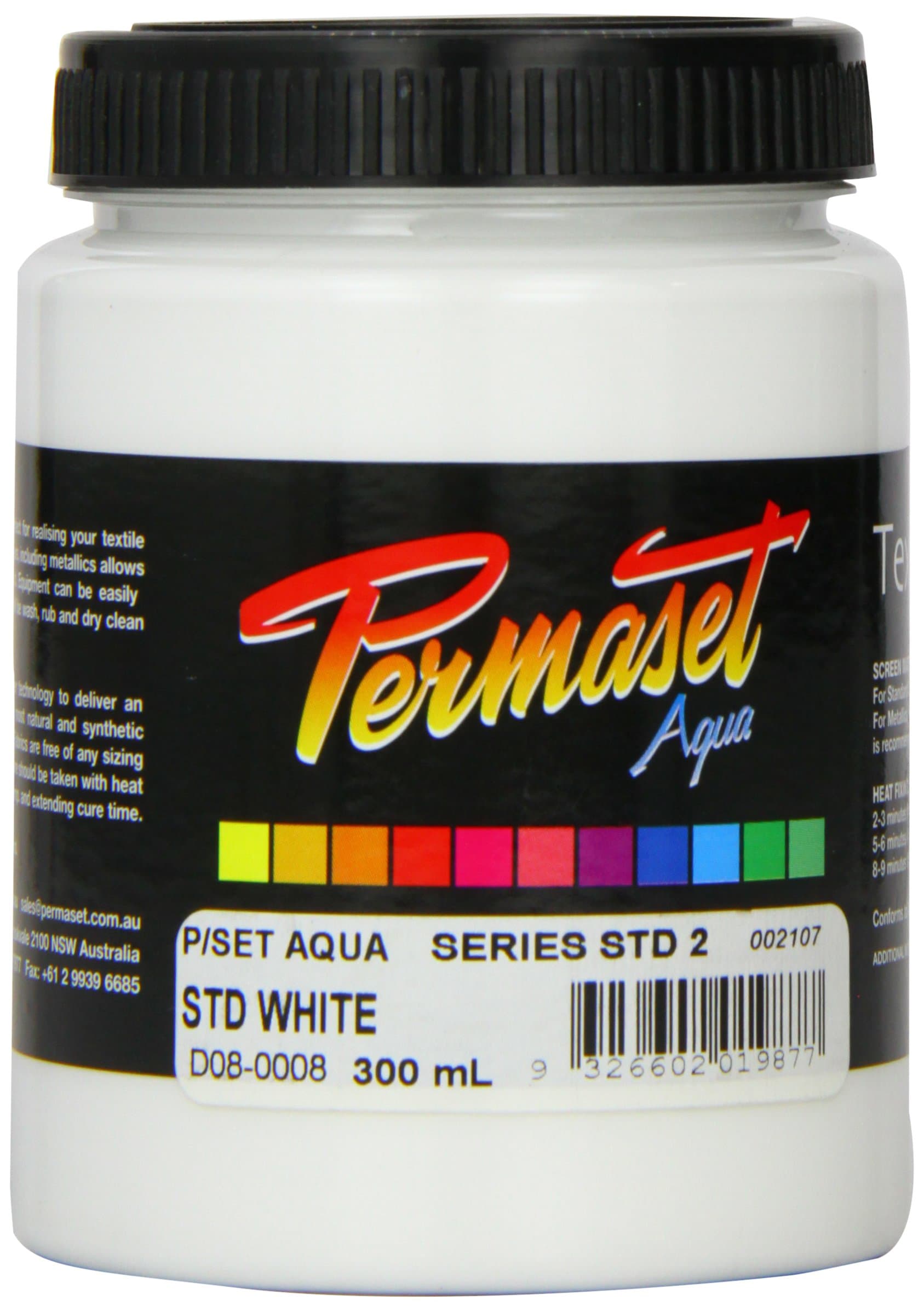 Aqua 300ml Fabric Printing Ink - Standard White