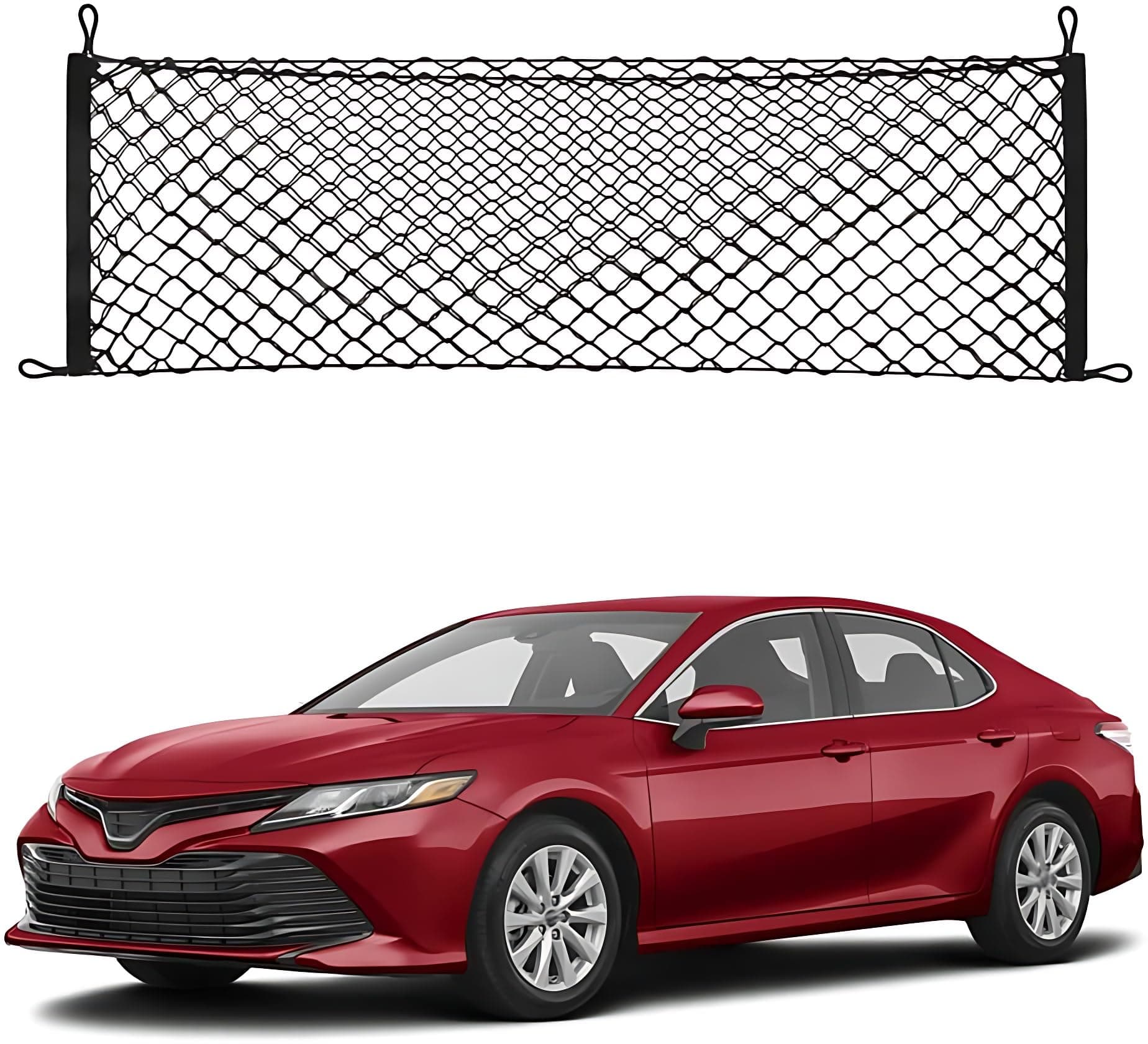 Tailgate Trunk Cargo Net Compatible with 2018 2019 2020 2021 2022 2023 2024 2025 2026 Toyota Camry