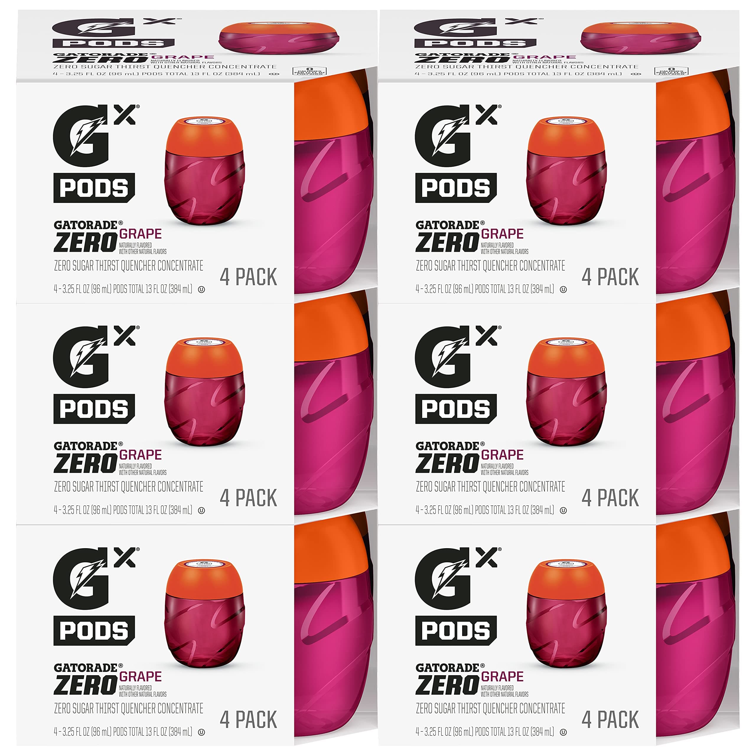Gx Hydration System, Non-Slip Gx Squeeze Bottles & Gx Sports Drink Concentrate Pods