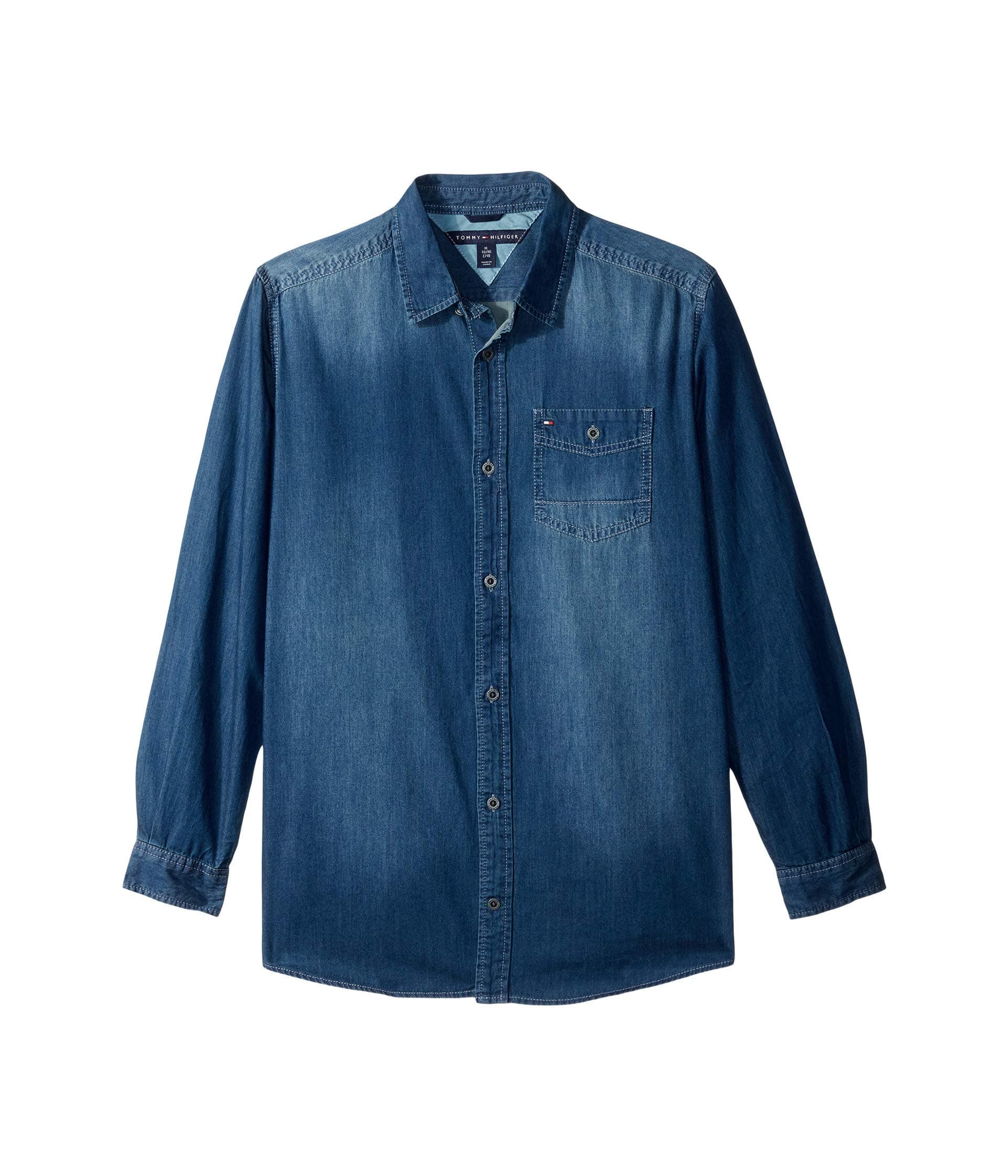 Tommy Hilfiger Boy's Max Denm Button Down Shirt