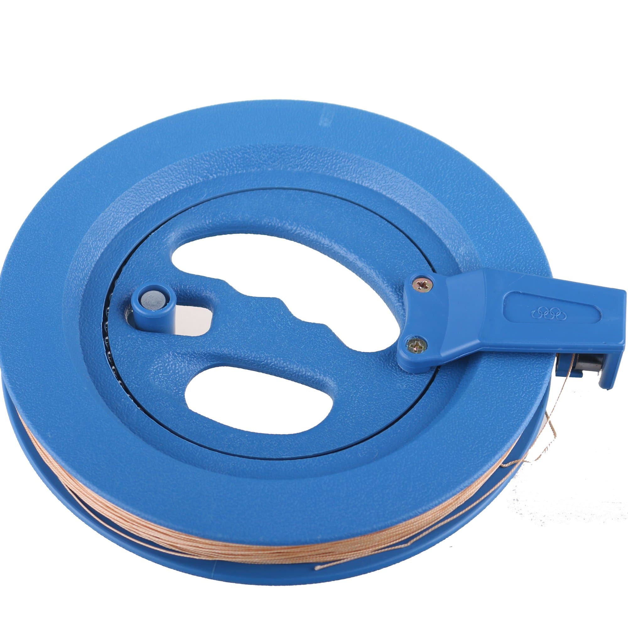 PMLAND Professional 7.5 Inch Kite String Reel with 200m Flying Line String and Lock (Blue)