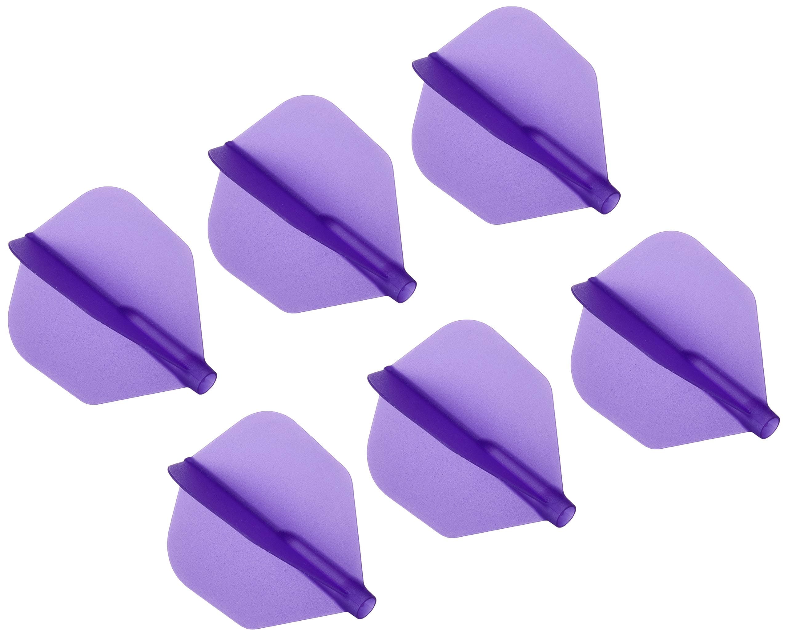 Cosmo Darts 6 Pack Fit Flight - Shape Dart Flight (Purple)