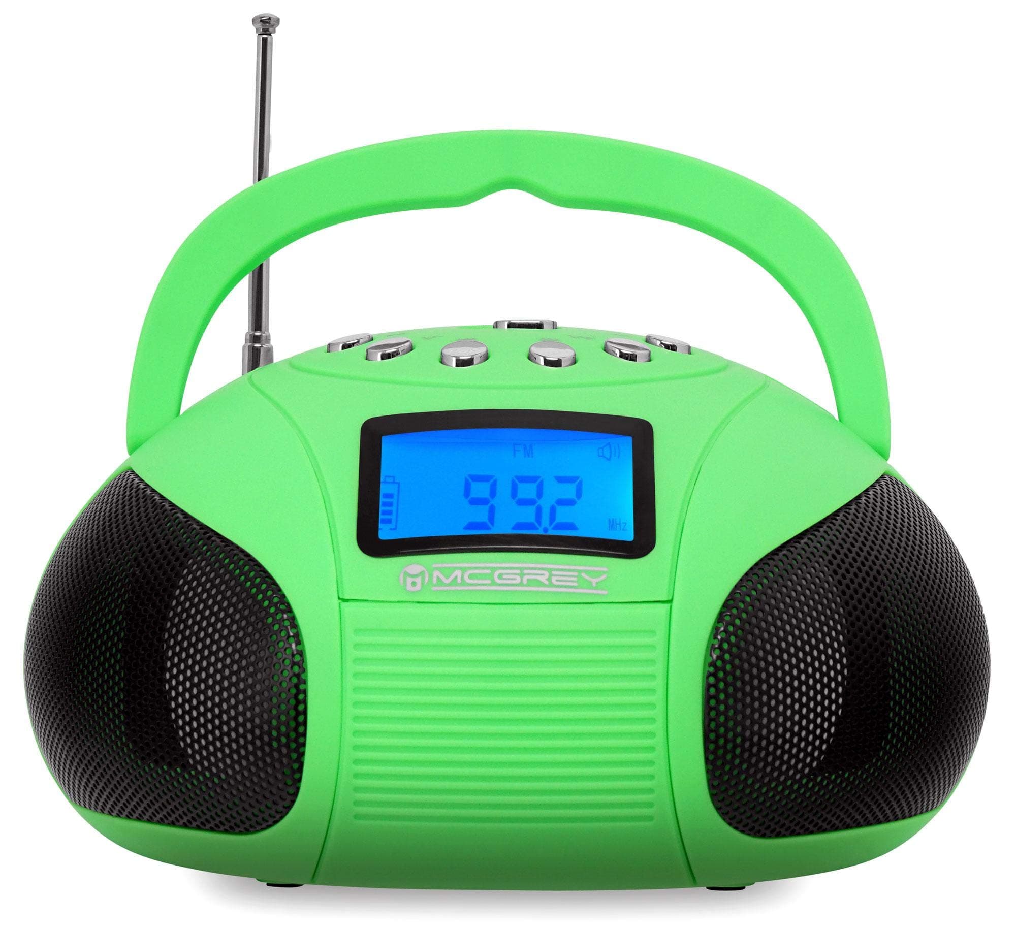 McGrey Boombox MC-50 BT-GR Bluetooth Speaker with USB/SD slot and FM radio, green