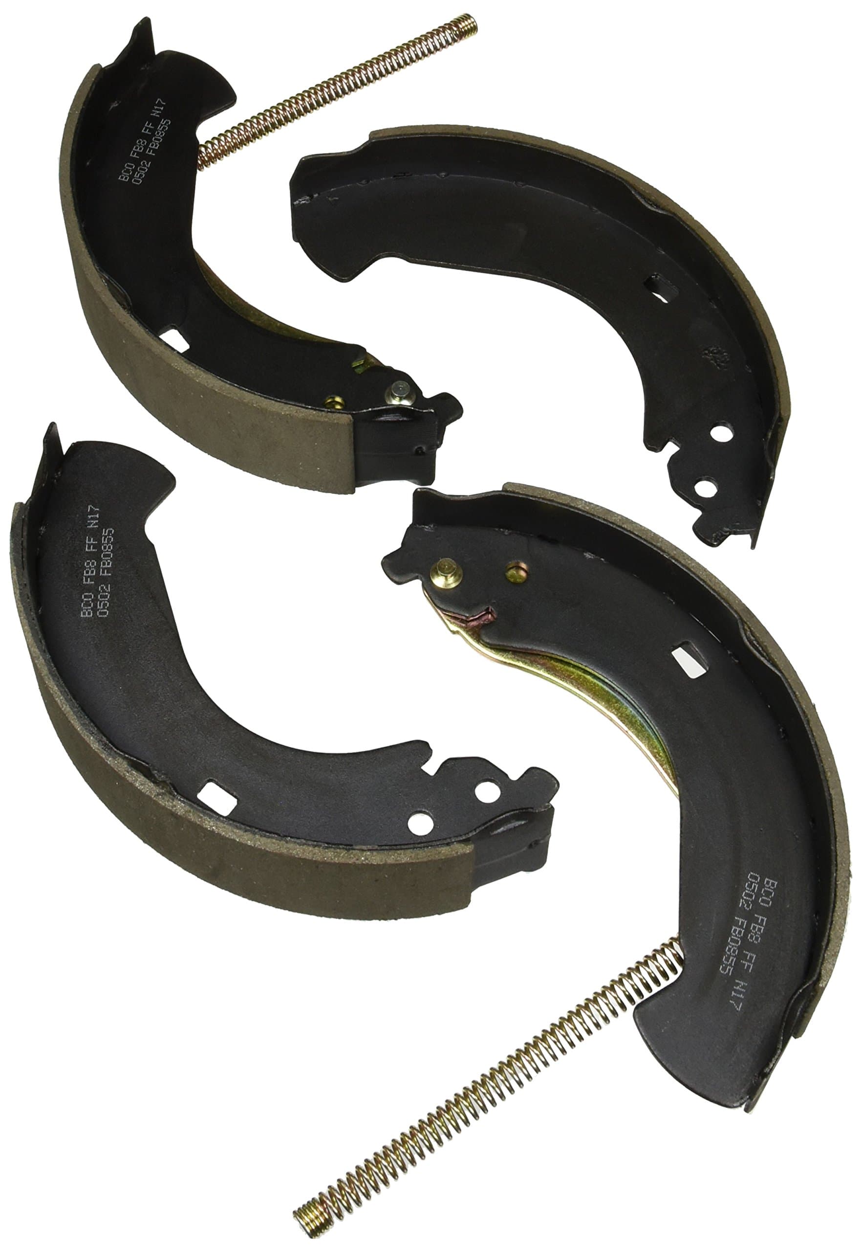BOSCH BS855 Blue Drum Brake Shoe Set - Compatible With Select Chevrolet Silverado 1500, Silverado 1500 Classic; GMC Sierra 1500, Sierra 1500 Classic; REAR