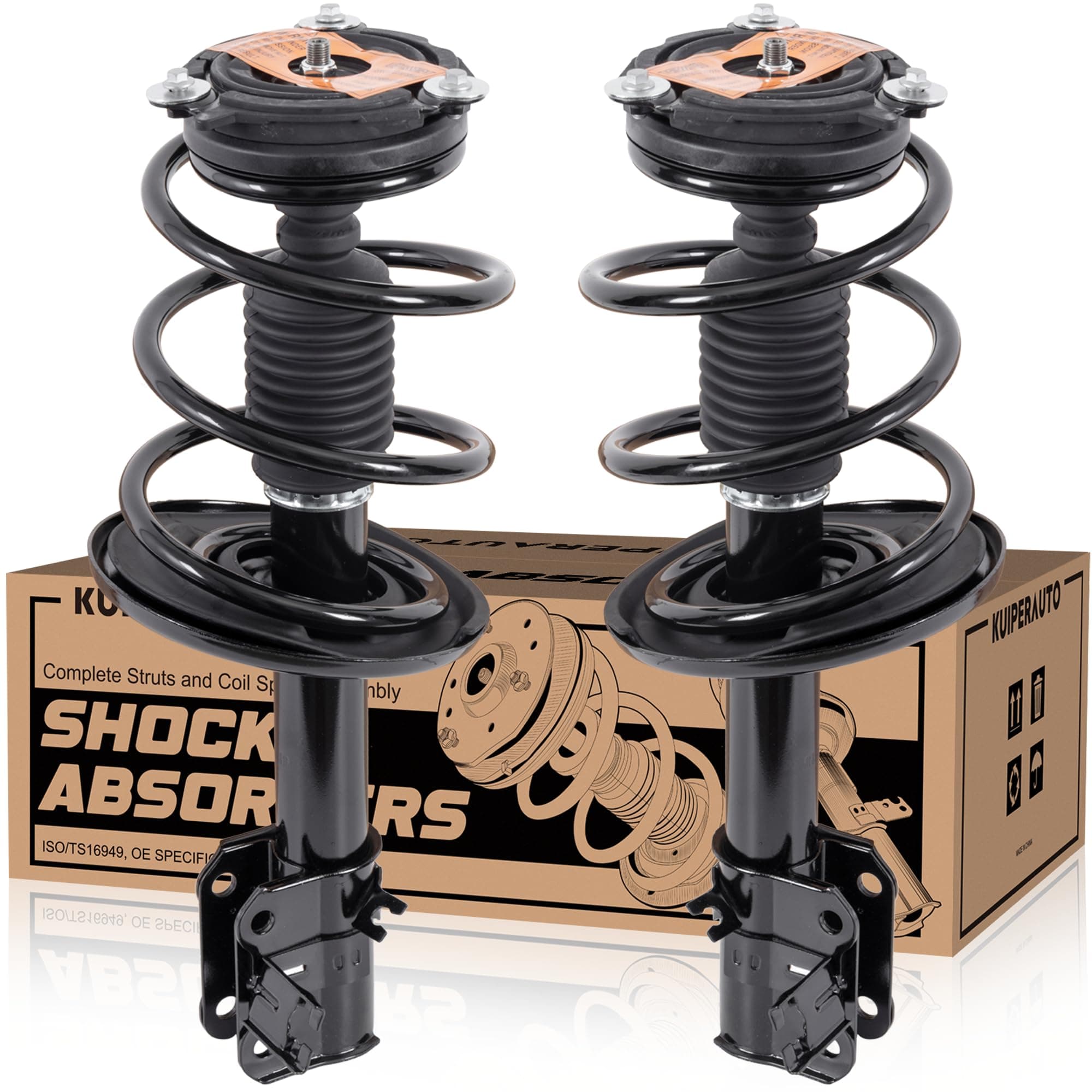 172901 172902 Front Pair Complete Struts Coil Spring Assembly Compatible for 2013-2018 Nissan Altima 4CYL Sedan Shock Absorbers Replacement (2Pcs)