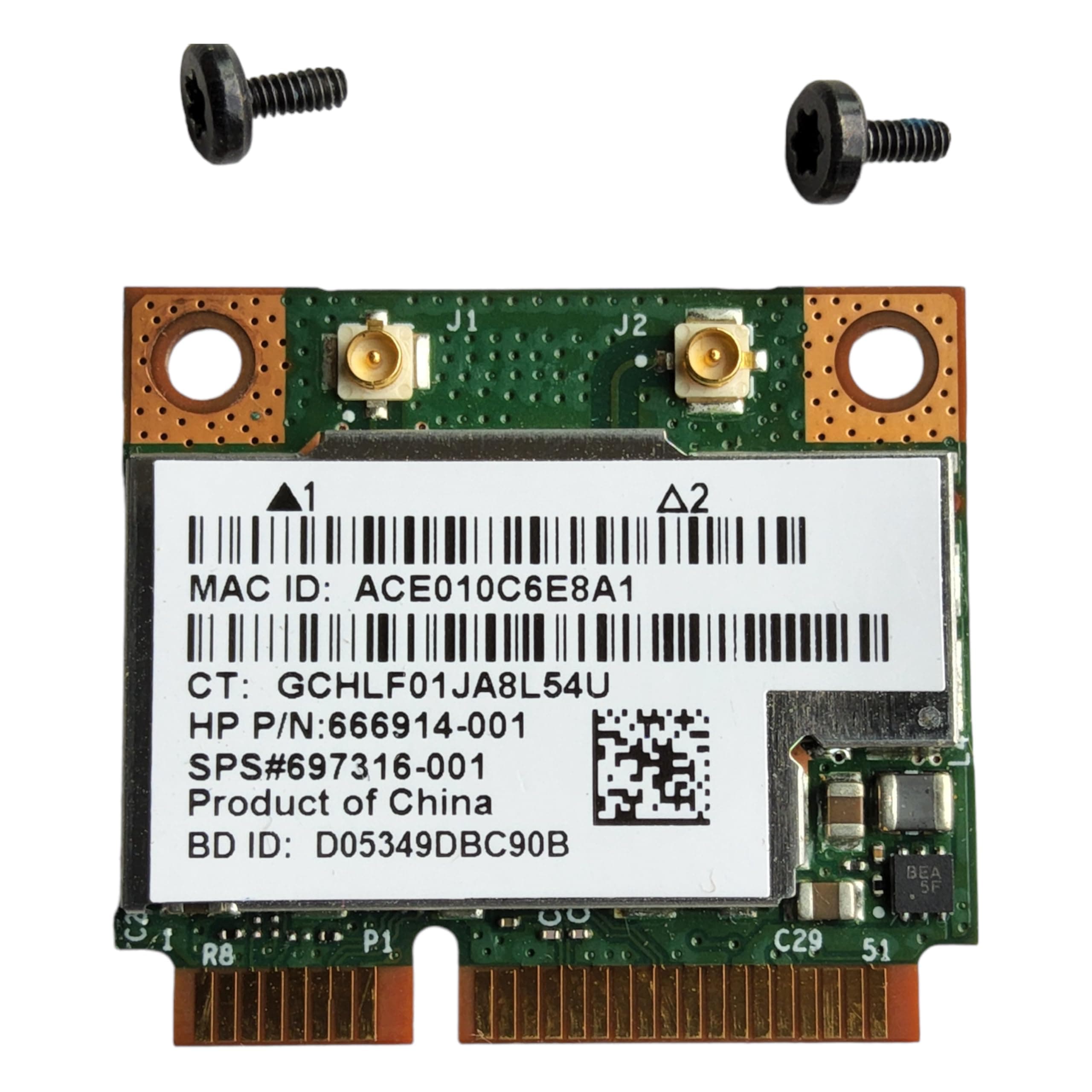 BroadCom BCM943228HMB BCM43228 Half Mini PCIe PCI-express Wireless WIFI WLAN BT Bluetooth Card for laptop HP compaq Laptop 718449-001 718451-001
