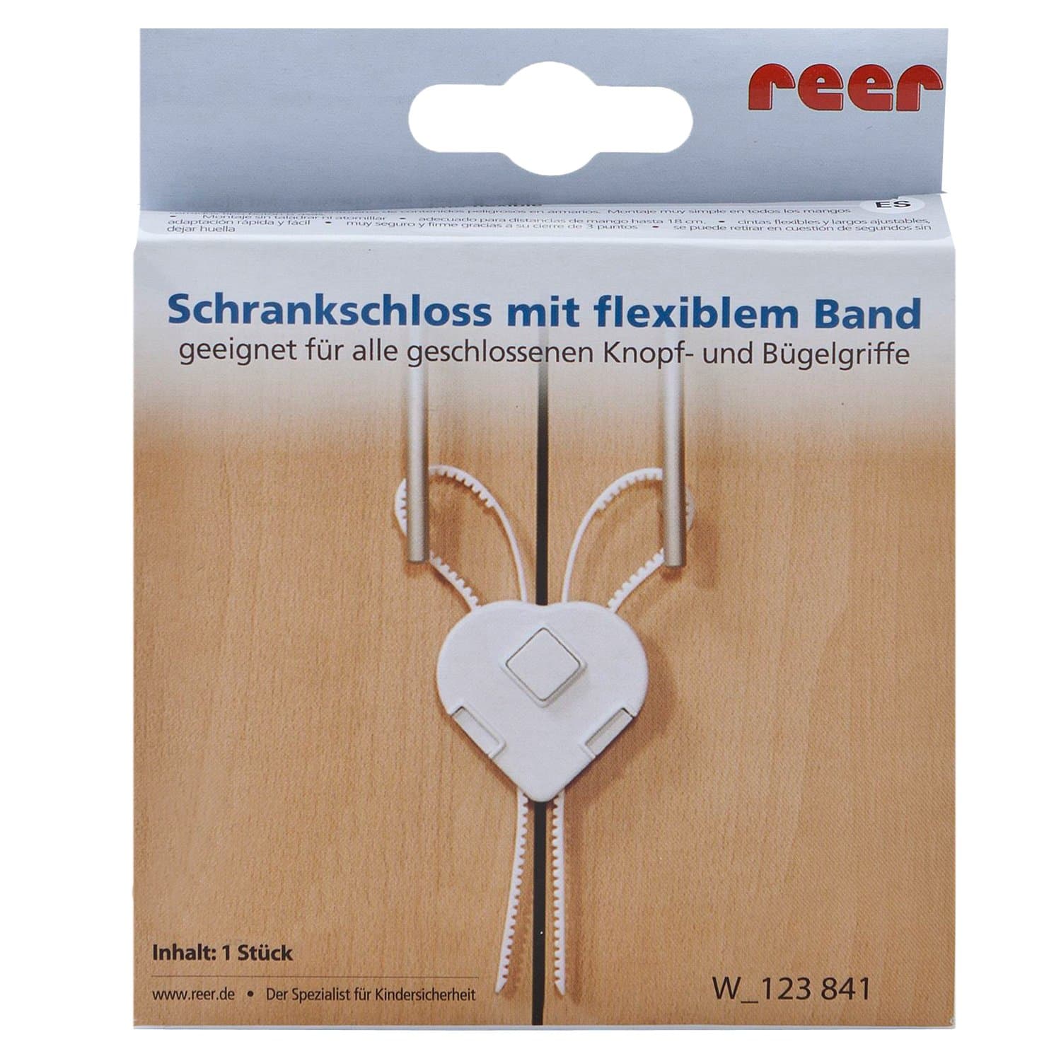 Reer 96.7107/00 White Cupboard Lock