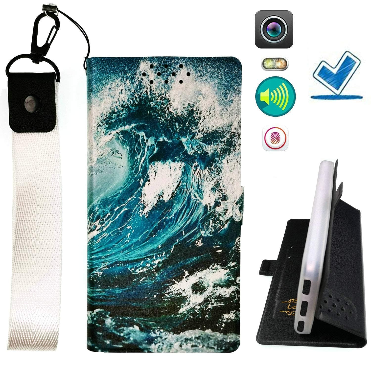 Case for Imo S2 Monqi Phone Cover Flip PU Leather + Silicone case Fixed CL UKHYJ
