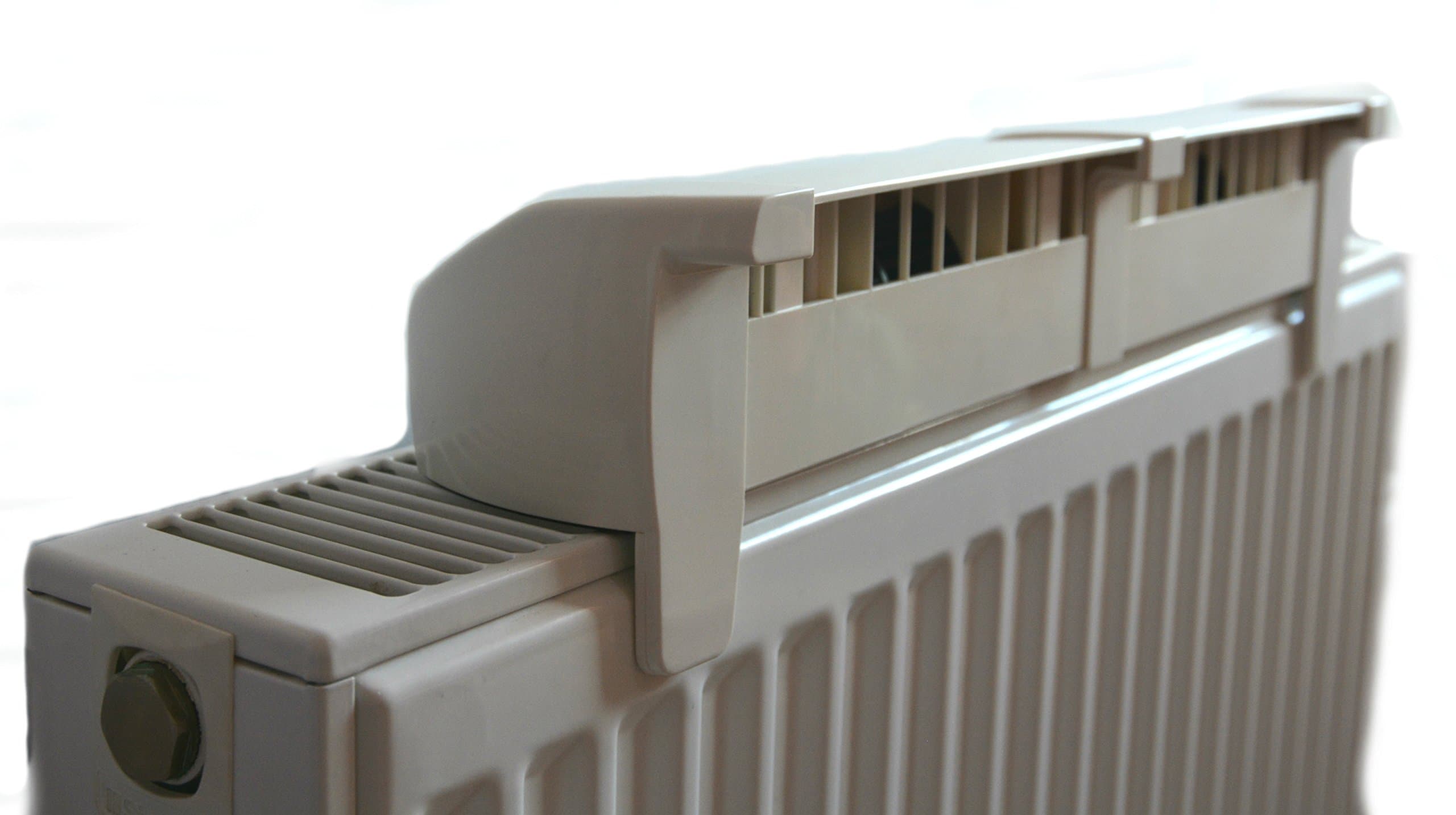 2016 model - Low Power Radiator Fan (wind deflector) for home radiator - More airflow, low noise level, Reduce heat lost