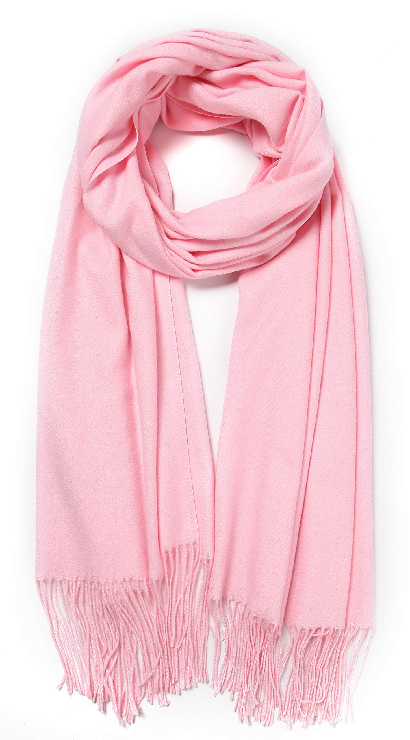 Cindy & WendyLarge Soft Cashmere Silky Pashmina Solid Shawl Wrap Scarf for Women