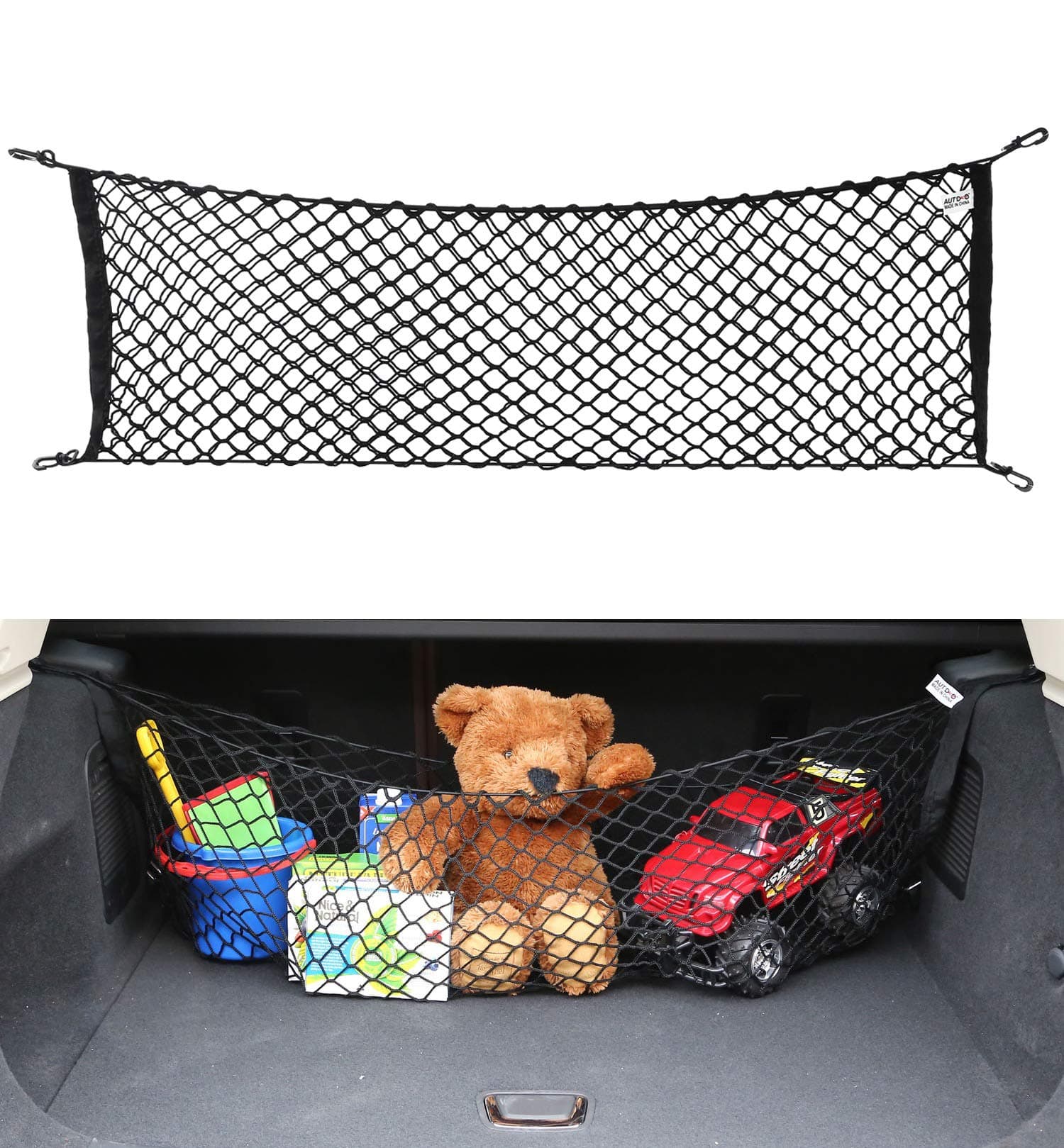 Cargo Net for SUV - Car Trunk Net Stretchable Truck Bed Cargo Net Trunk Organizer for Car