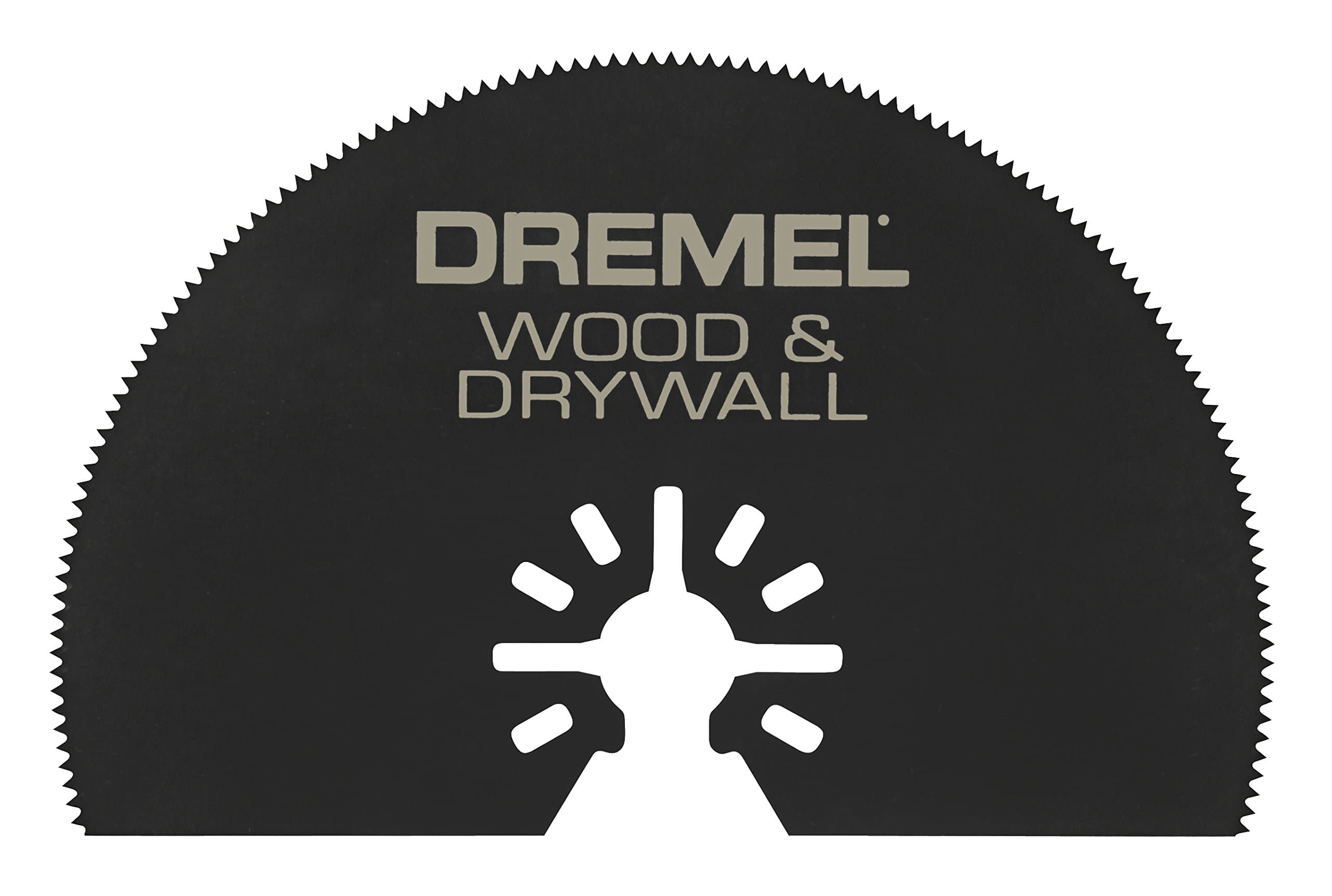 Dremel MM450 Multi-Max Half Moon Oscillating Saw Blade- Oscillating Tool Accessory- Perfect for Cutting Wood and Drywall- Universal Quick-Fit