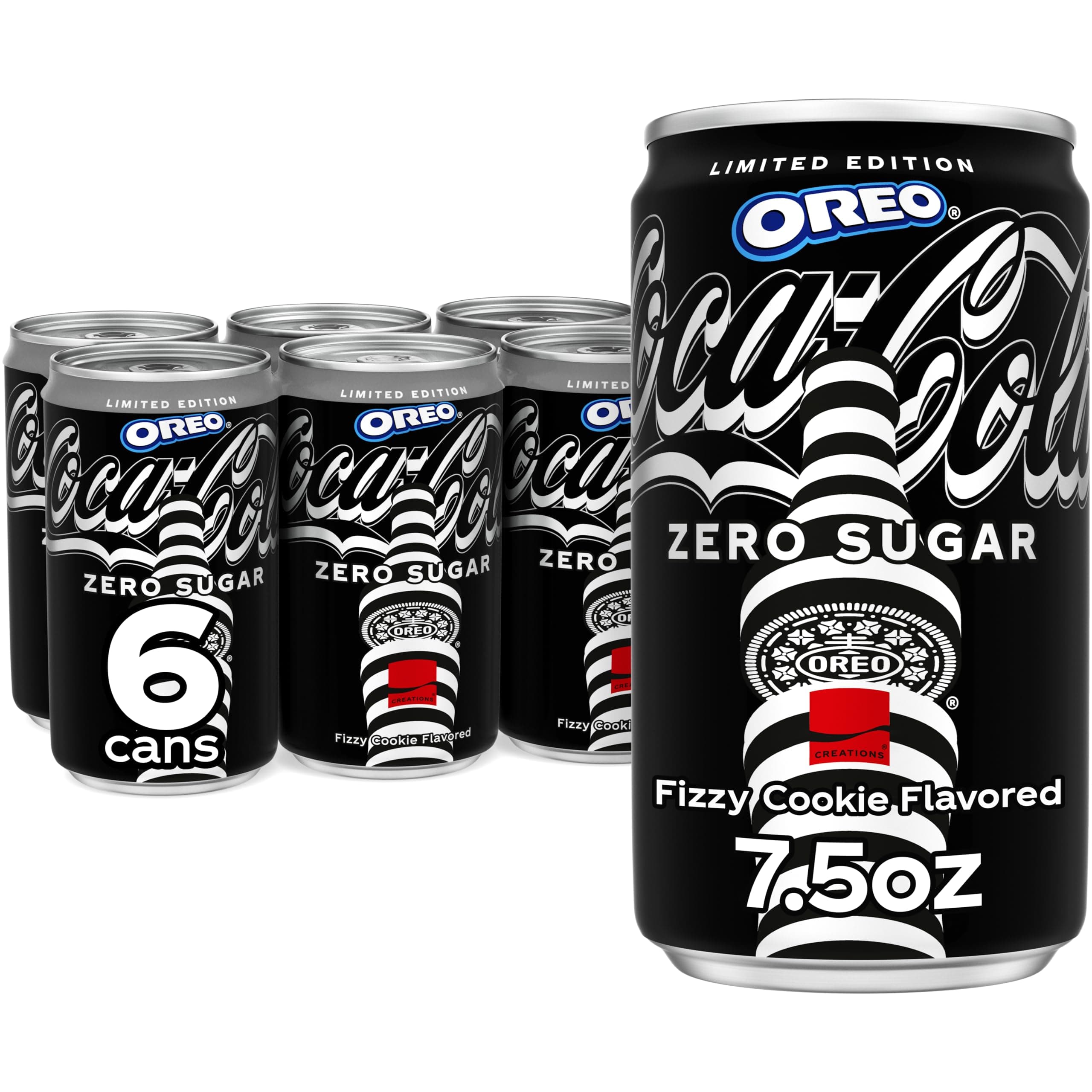 7.5oz 6pk Coca-Cola Zero Sugar Oreo Limited Edition