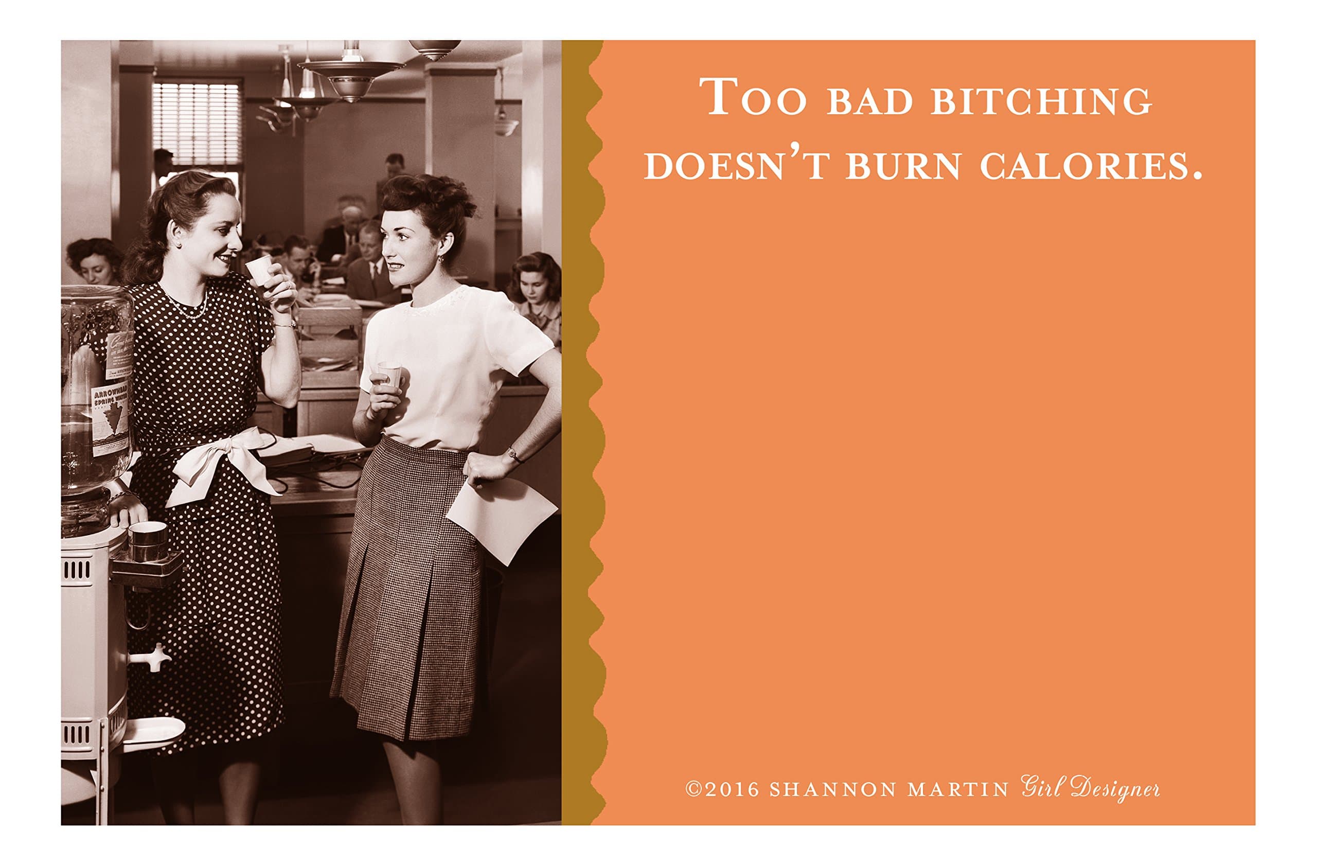 Shannon Martin Design Sticky Notes, Burn Calories