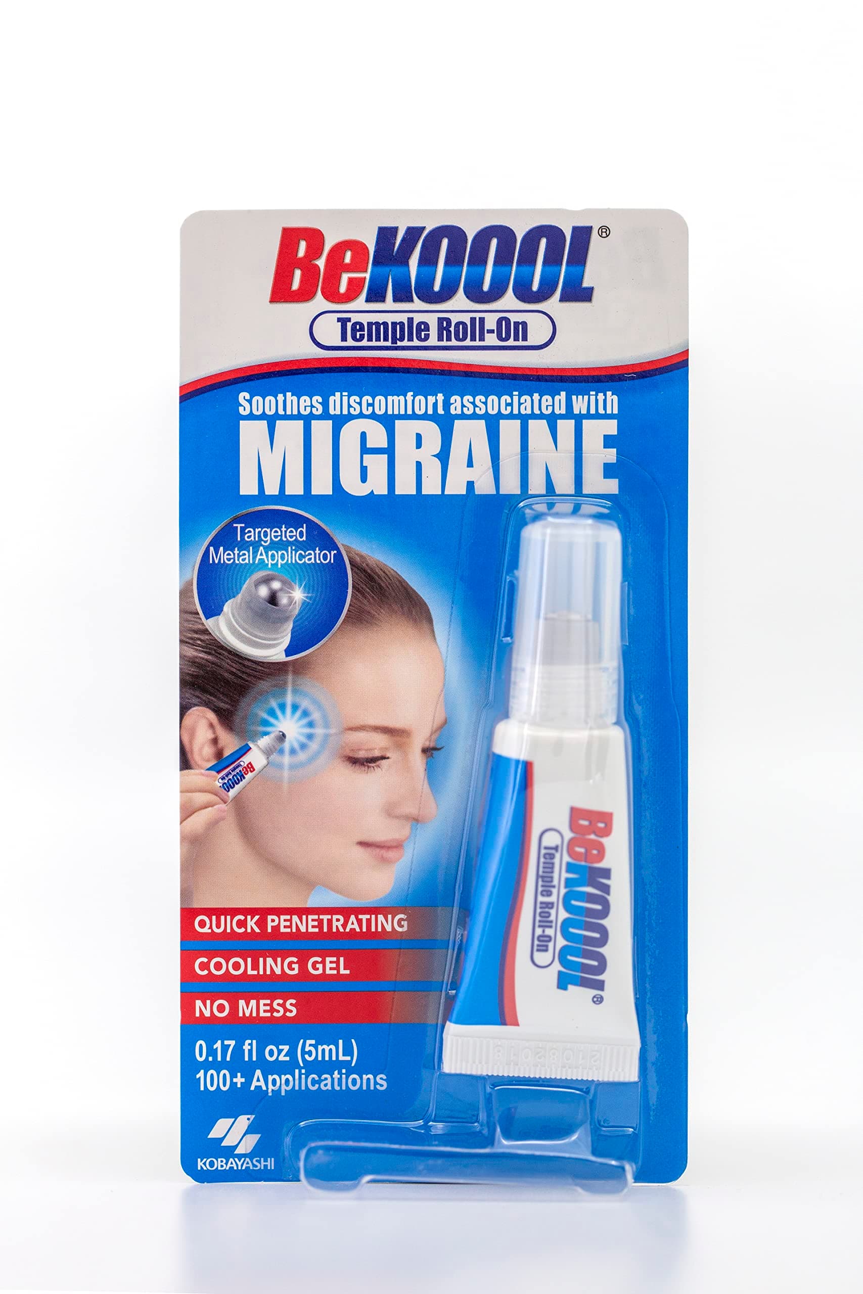 BeKoool Migraine Roll-On Gel, 1 Count