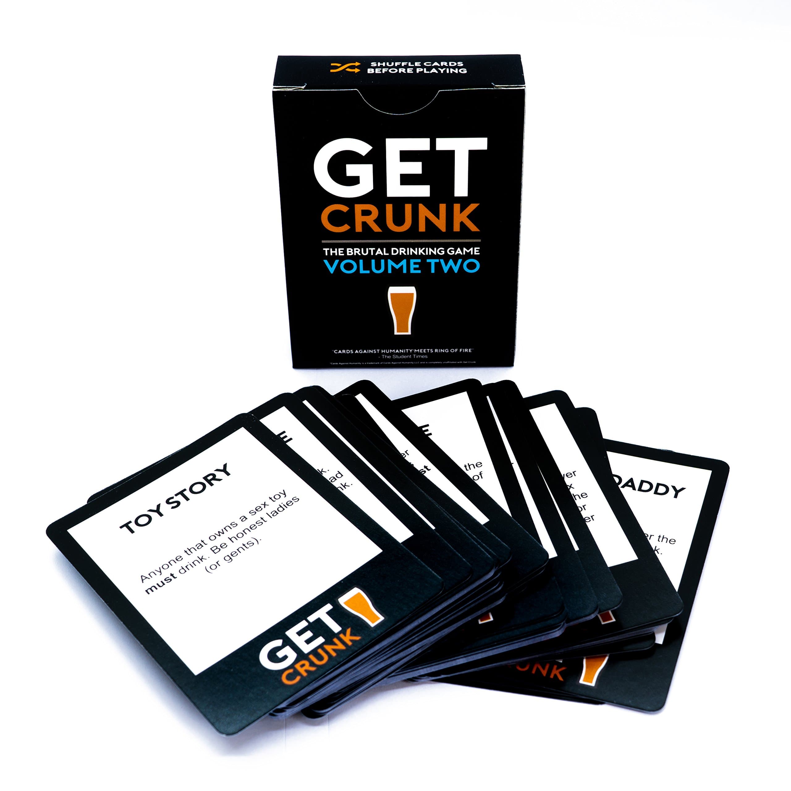 Volume 2 - The Brutal Card Drinking Game for Students, Pre Drinks, Stag & Hen Parties. You will be abused!
