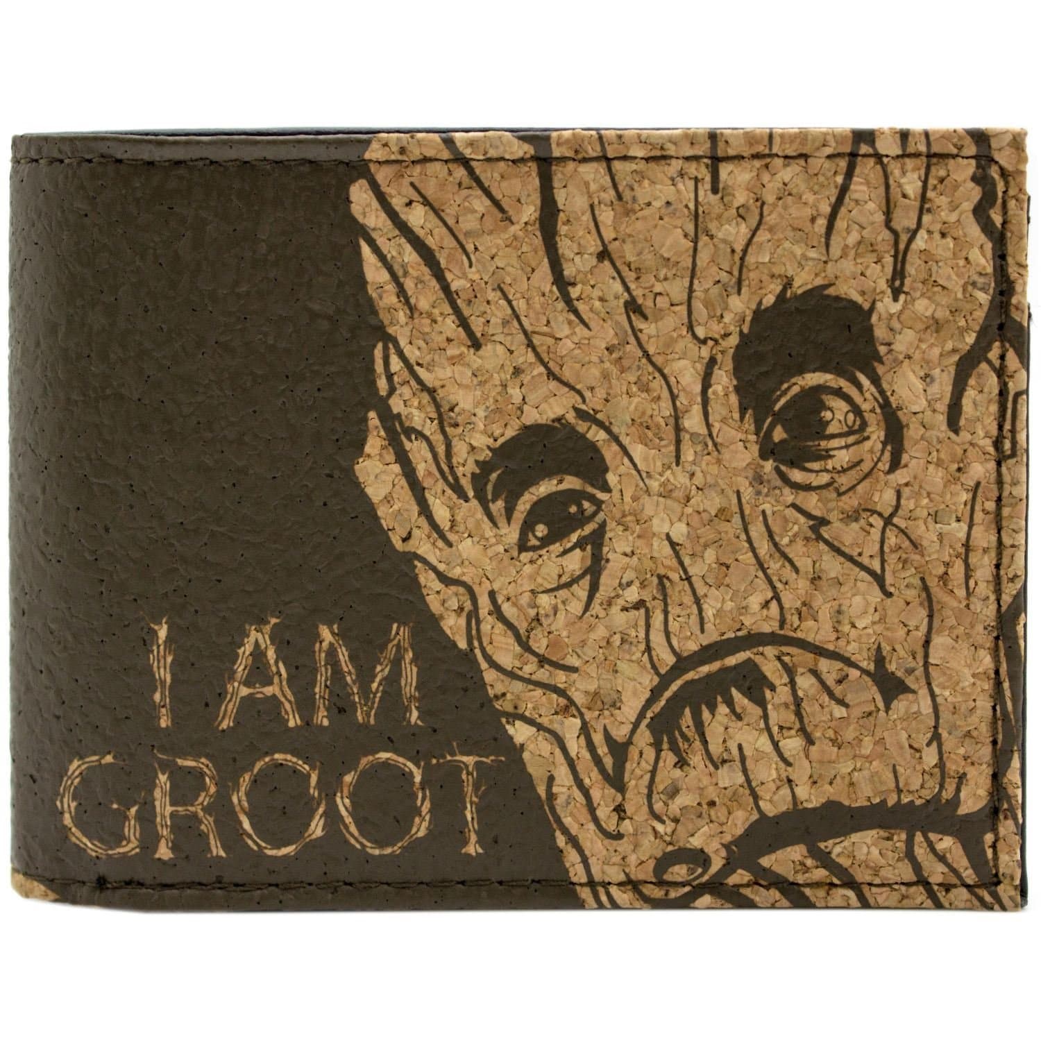 Marvel Studios Guardians Of The Galaxy I am Groot Brown ID & Card Bi-Fold Wallet