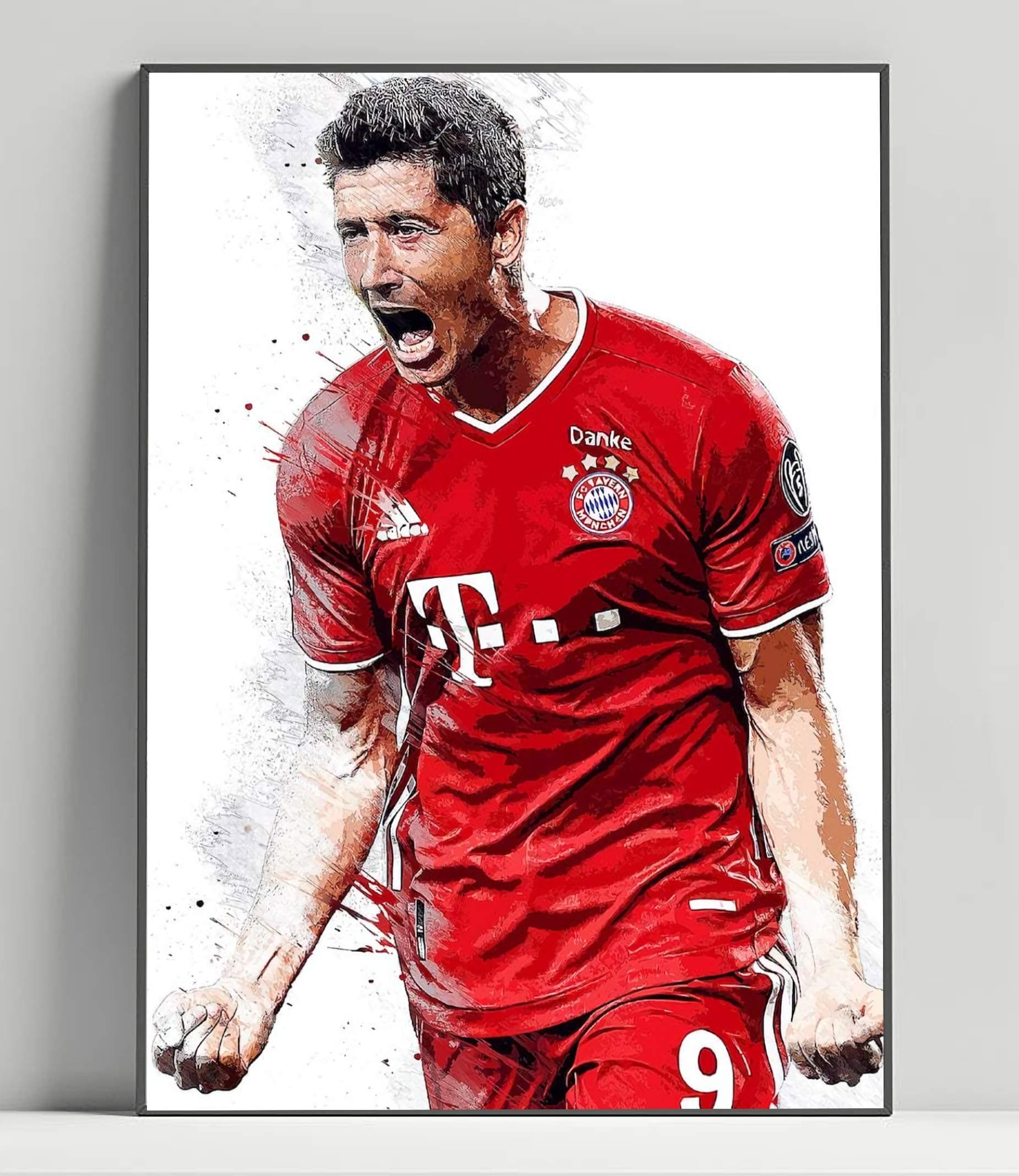R Lewandowski 8x10 Limited Poster Artwork