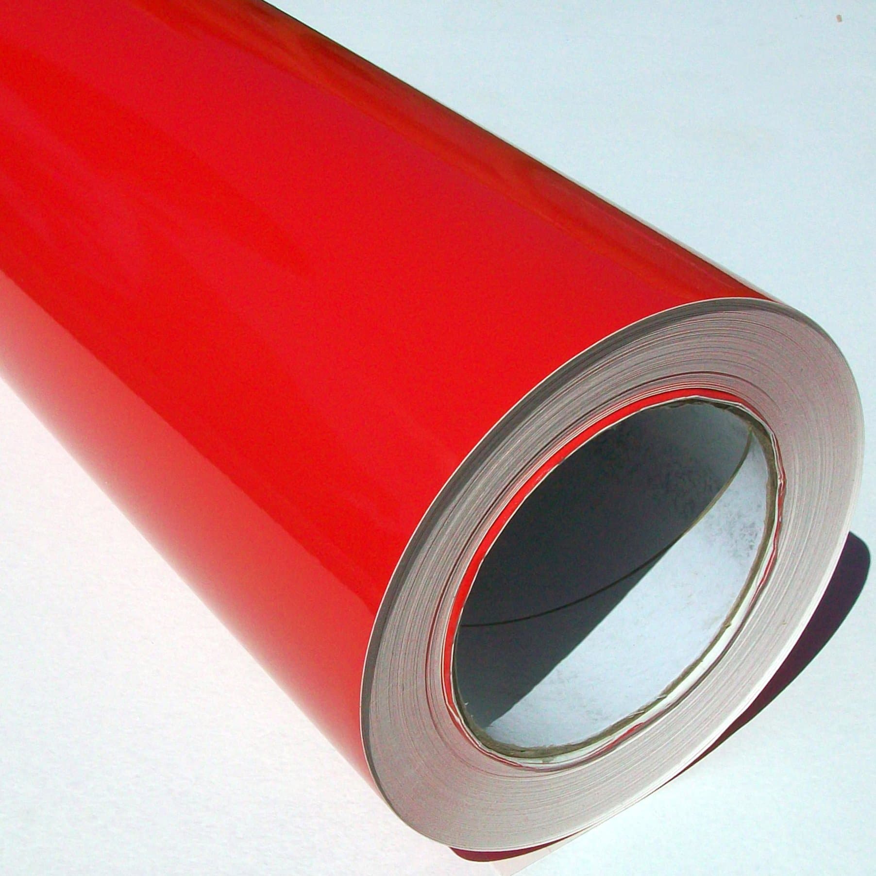 Self Adhesive Sticky Back Gloss Flame Red Sign Vinyl 5m x 61cm Roll by Metamark