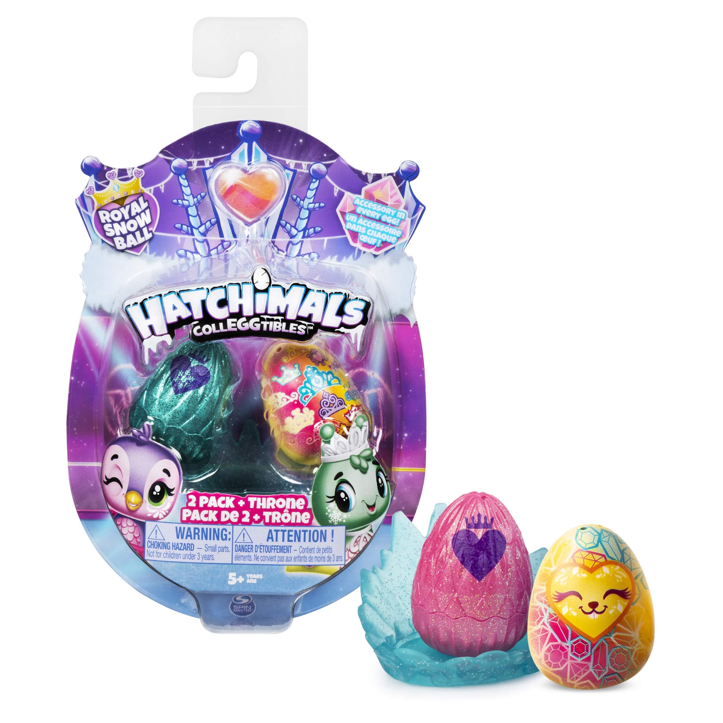 HATCHIMALS COLLEGGTIBLESRoyal Hatch 2 Pack + Throne